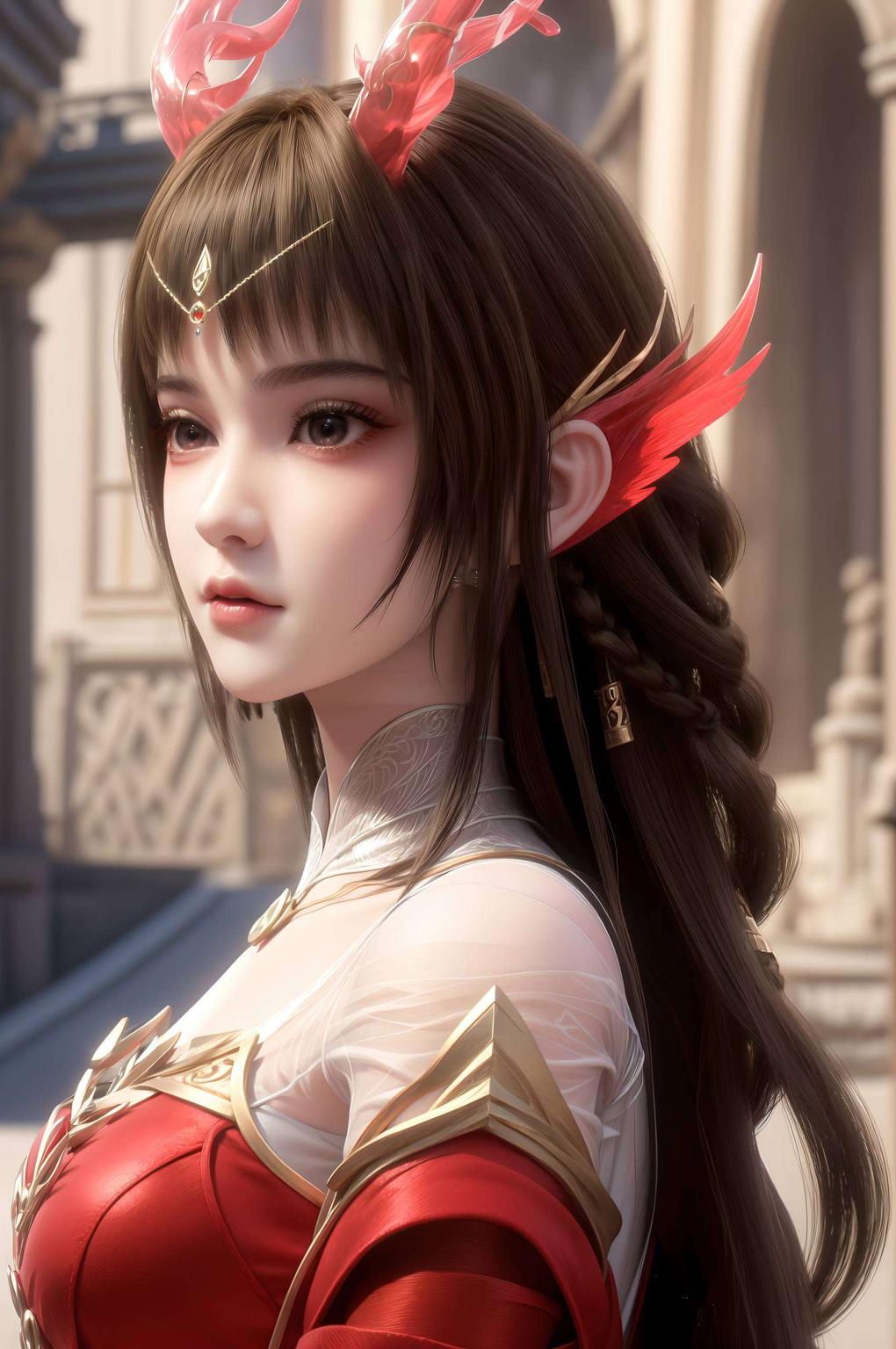 将她的国色天香完美呈现每一次凝视都让人心动