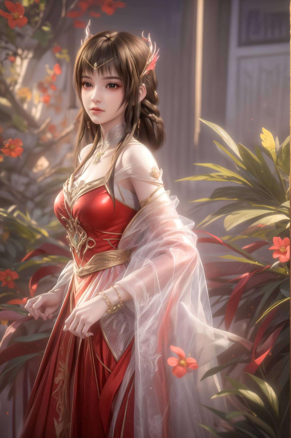 让你沉浸于独特的国漫风情国漫女神的灵动与动物的趣味相映成趣