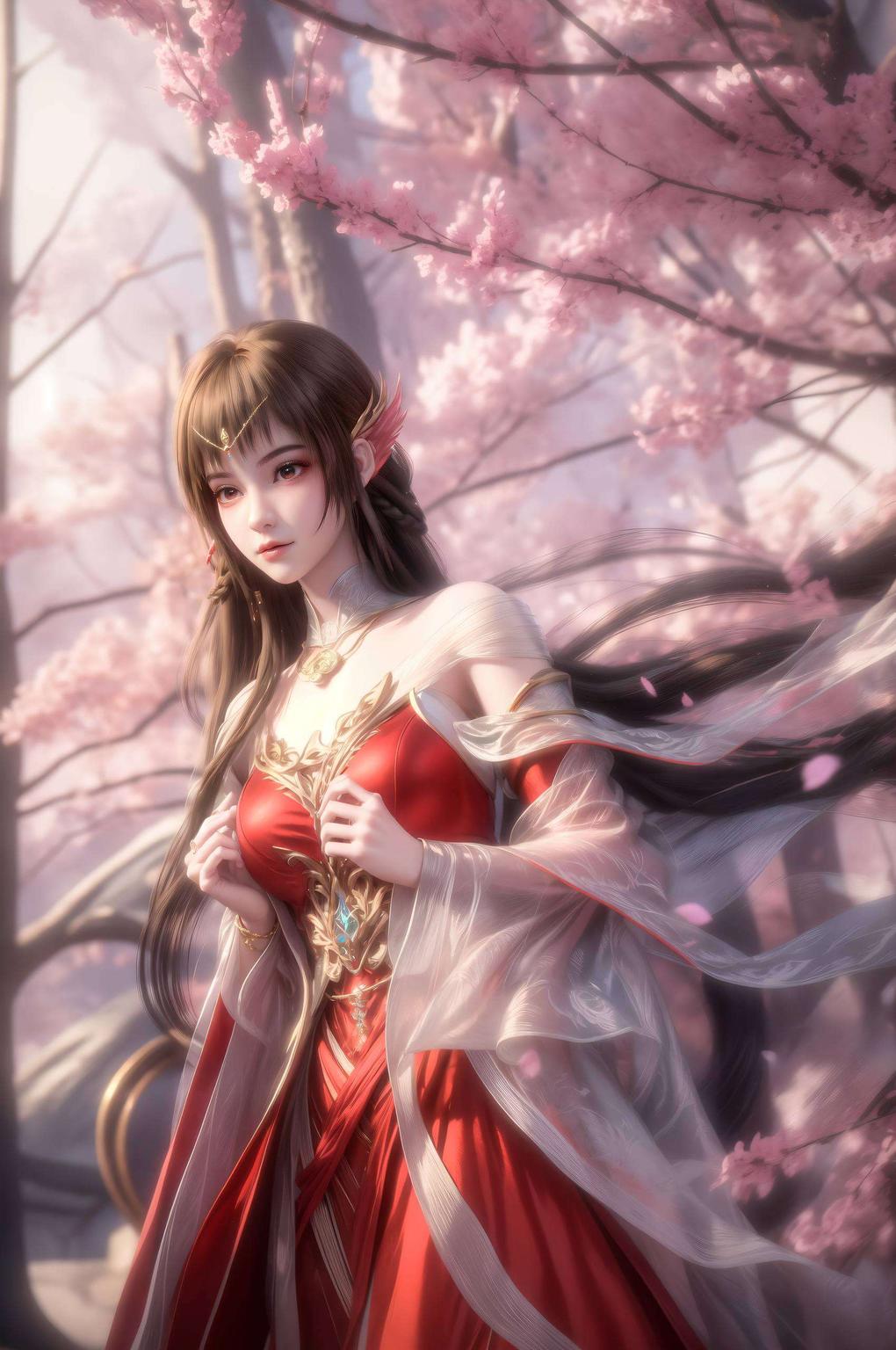 云落壁纸带你领略国漫女神风采！这款超清晰的平板桌面主题都能感受到那份独特的风情与魅力