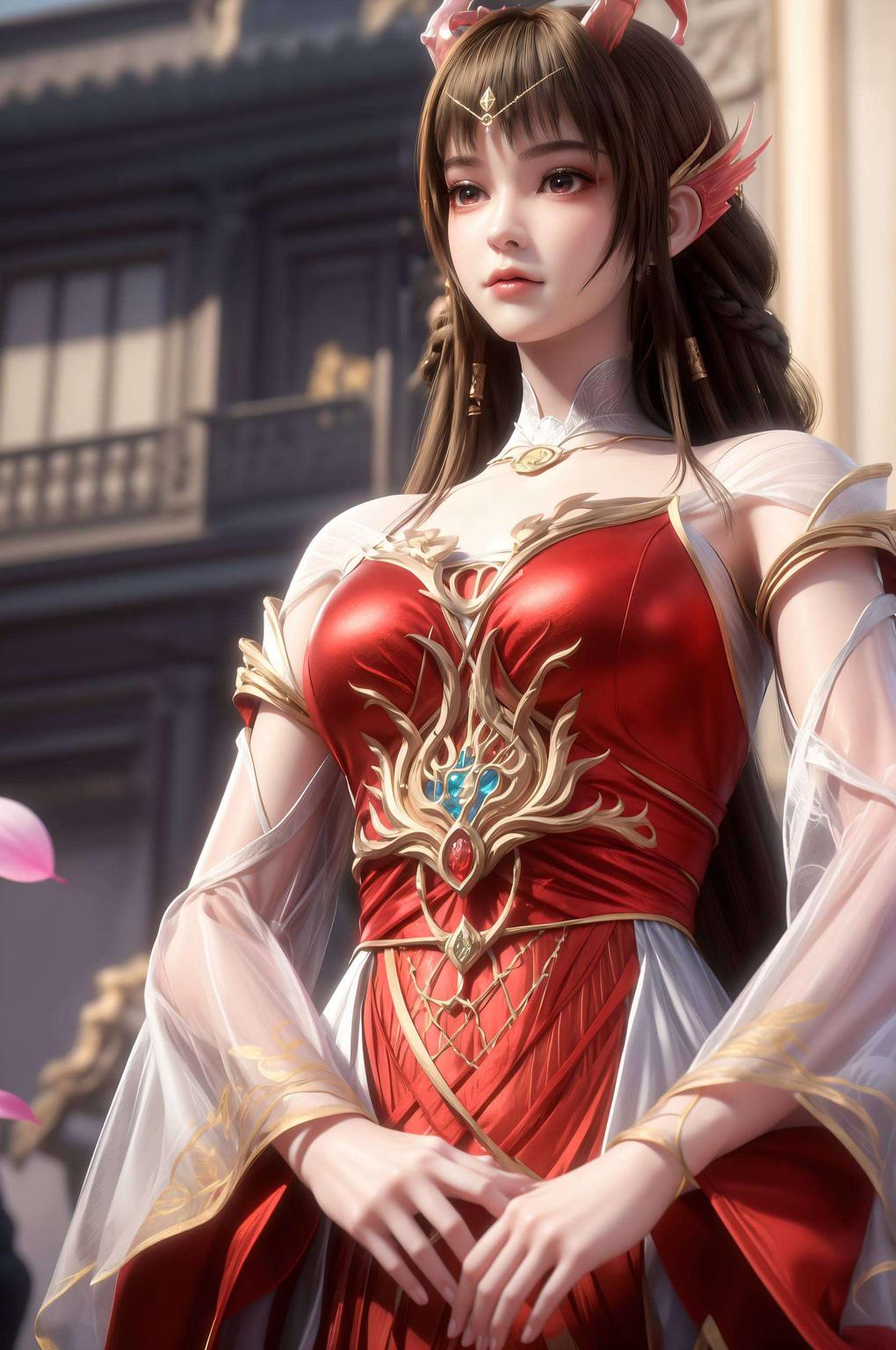 让你的电脑瞬间焕发新生这款高分辨率活力电脑国漫美女最美壁纸绝对是你桌面的一抹亮色！以云落大人的绝美形象为核心