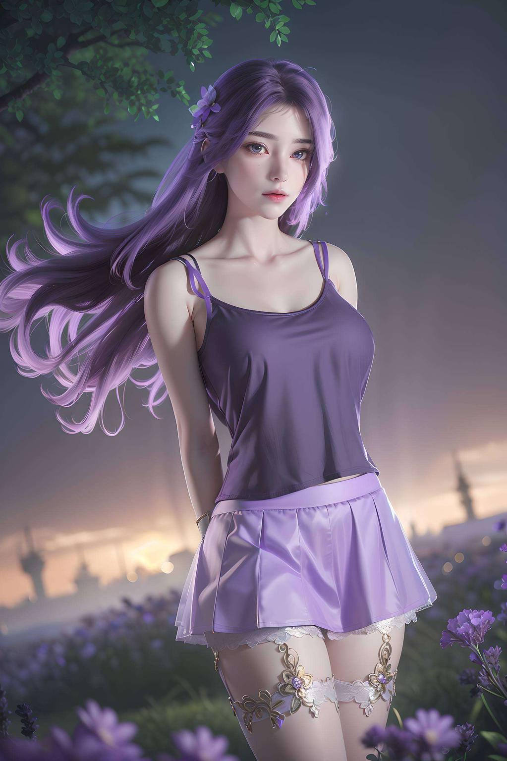 国漫女神的极简魅力可爱风满满！4K超清分辨率