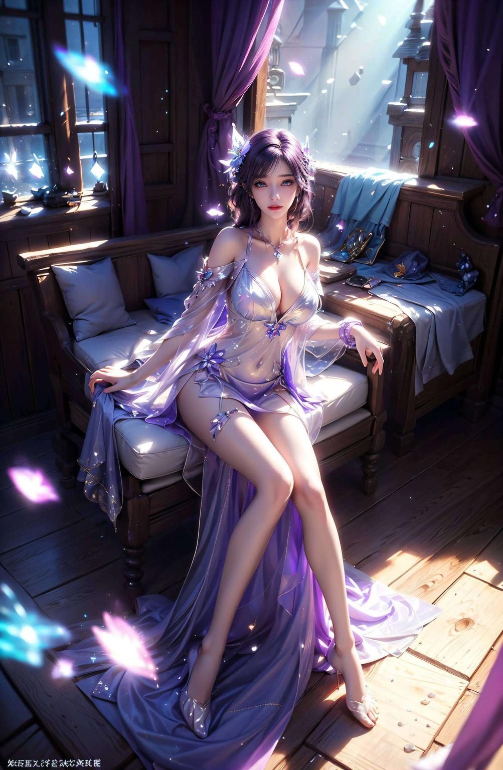 每一次启动都是一场视觉盛宴这款AI国漫女主的动画壁纸