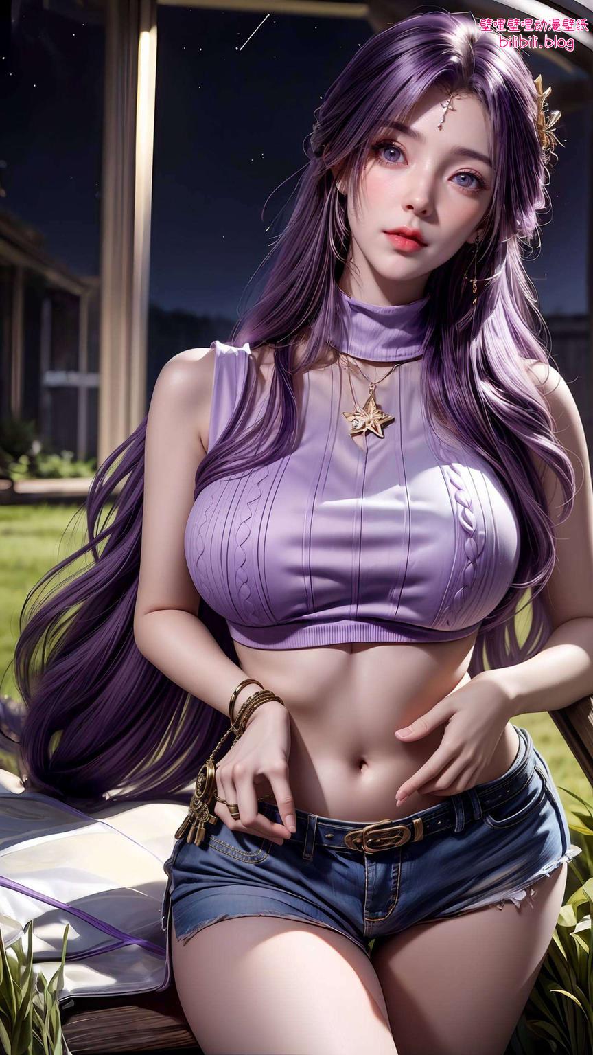 绘制国漫美女许云曦的壁纸图片超清呈现