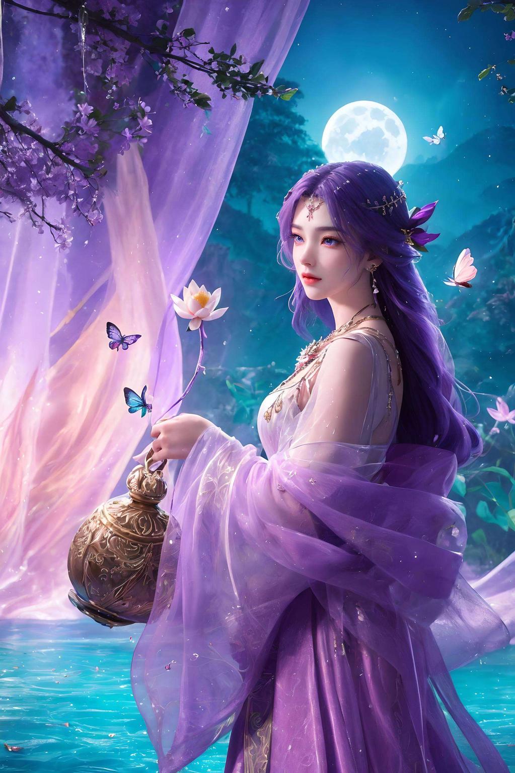 这款完美世界云曦最新壁纸人物笑容阳光灿烂