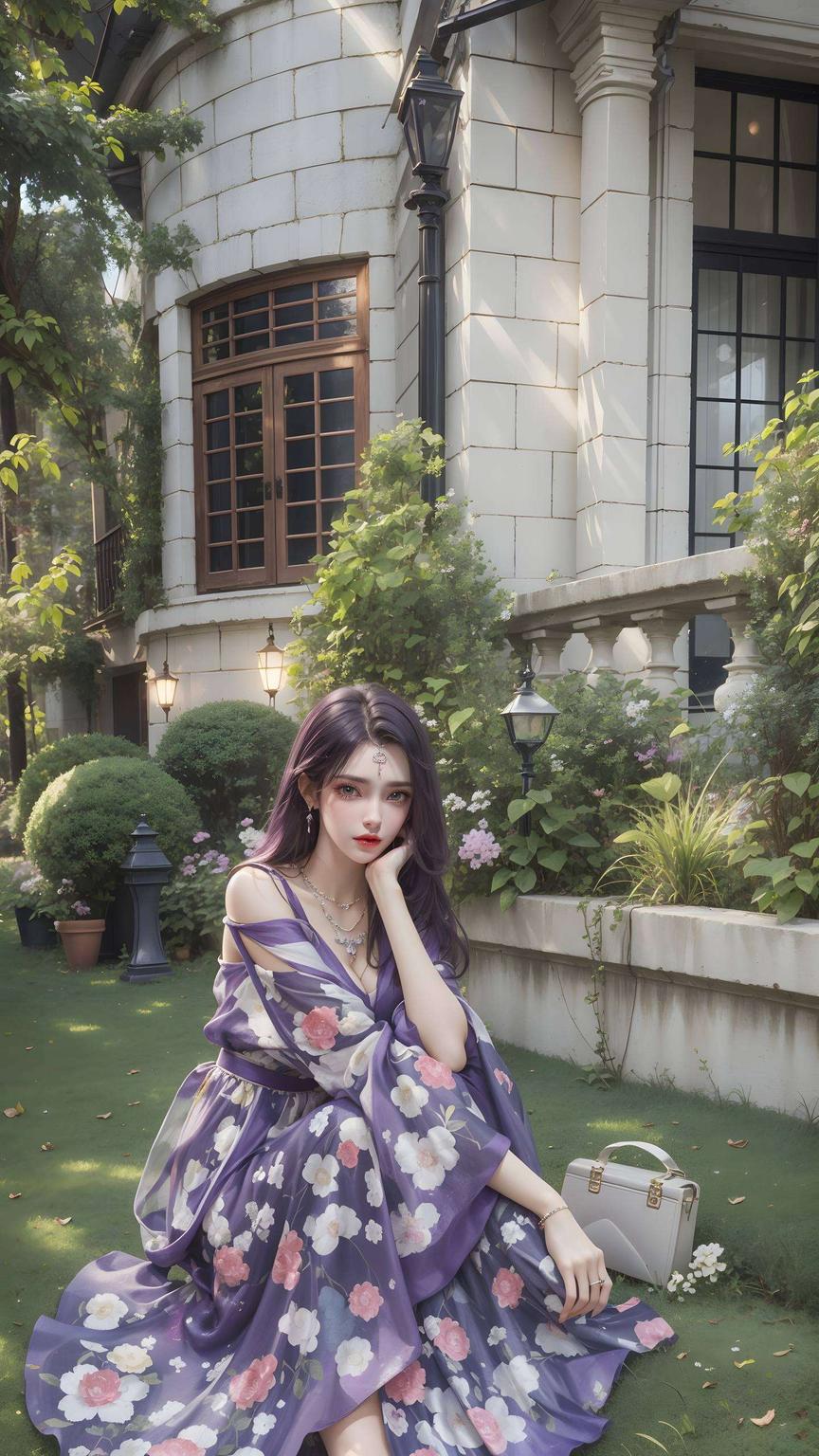 AI国漫女神李云曦翩翩起舞她的每一次转身都是壁纸上的灵动画卷