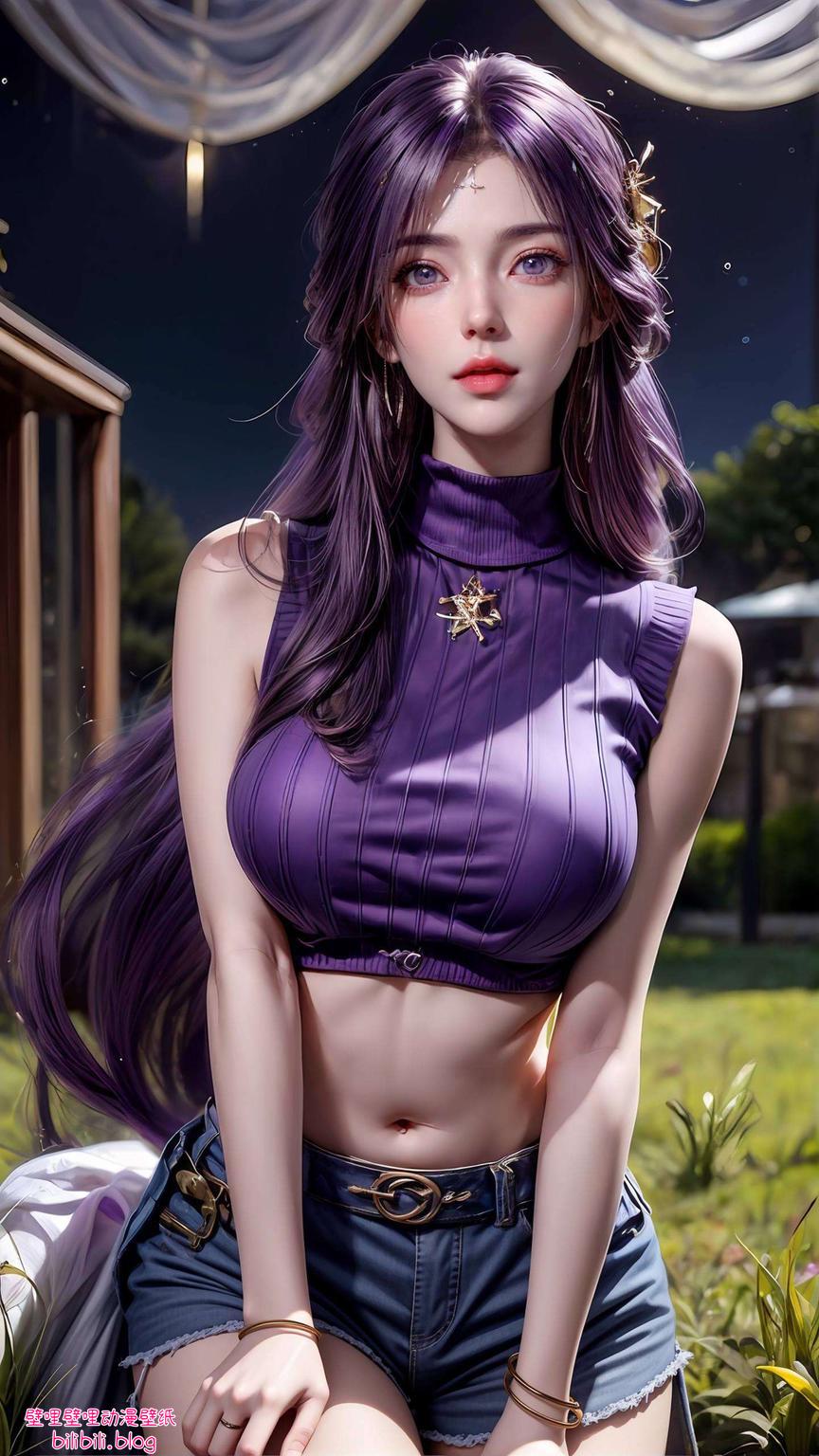 精选AI绘画角色笑容素材高清美女背景图片