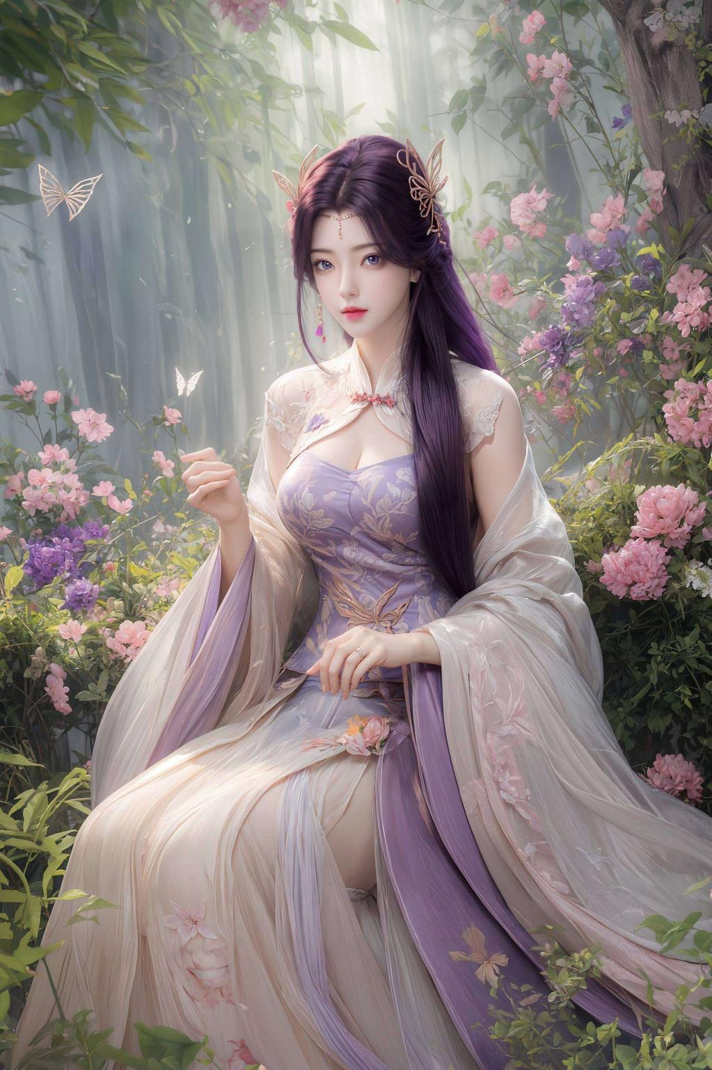 为你的手机增添一抹国漫风情细腻的笔触捕捉了她温柔的眼神