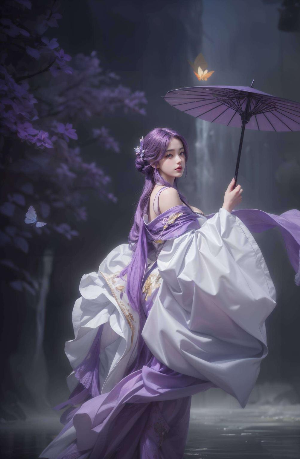 云曦轻嗔微嗔4K高清国漫女神之美