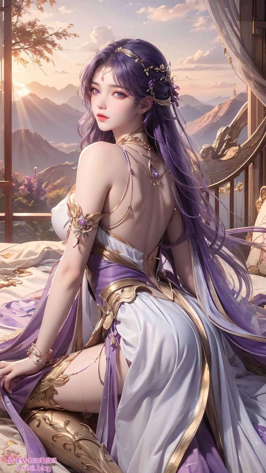 国漫美女的宁静魅力云曦4K超清壁纸