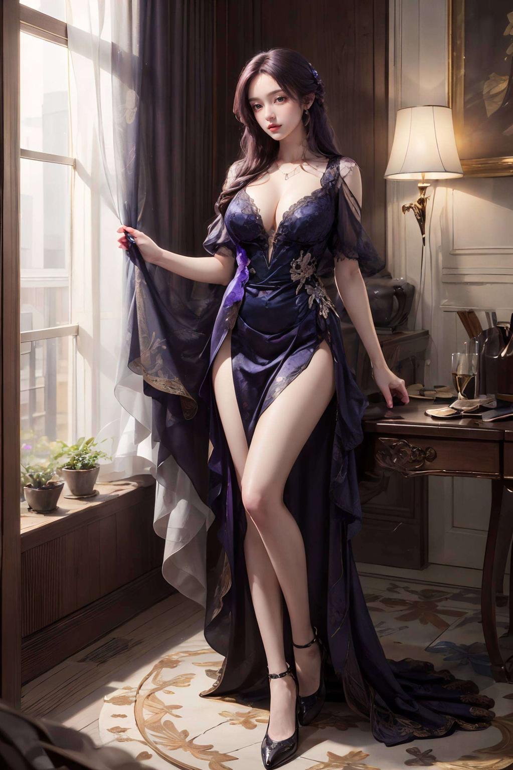 细腻笔触描绘出她们的柔美轮廓以独特的动态效果捕捉她们的灵动魅力