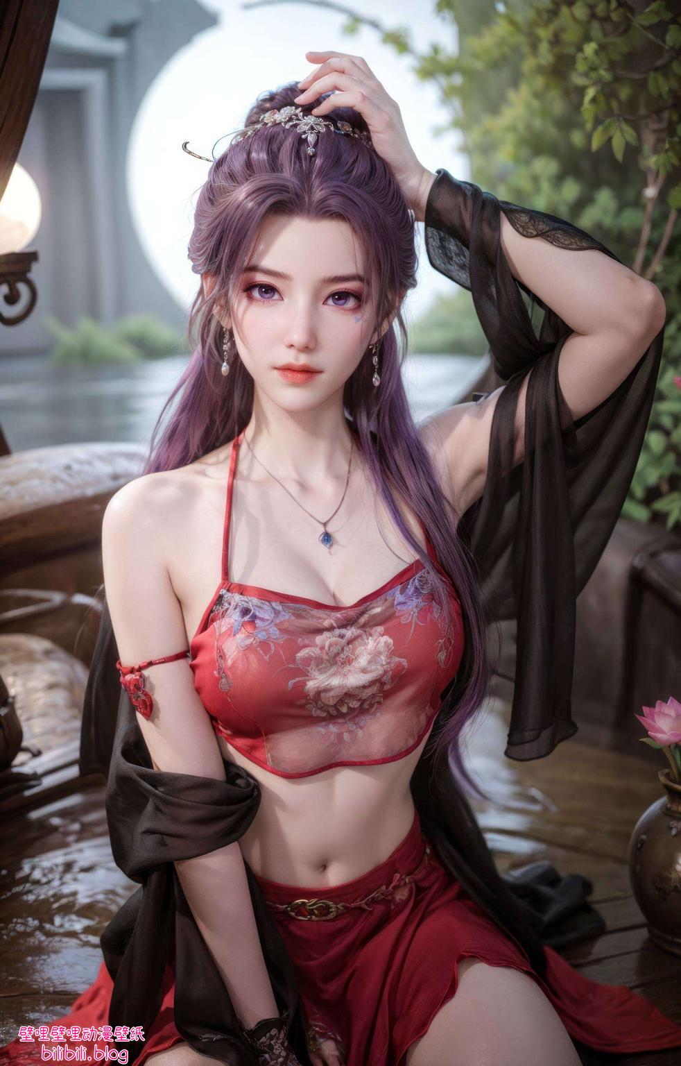 每一笔线条都仿佛在诉说着国漫的韵味为你的电脑桌面增添一抹唯美的风采
