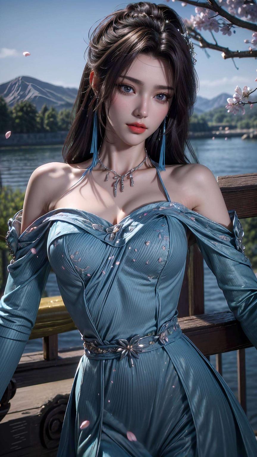 金属质感的装饰在她身上闪耀着冷冽的光芒手机一触即达