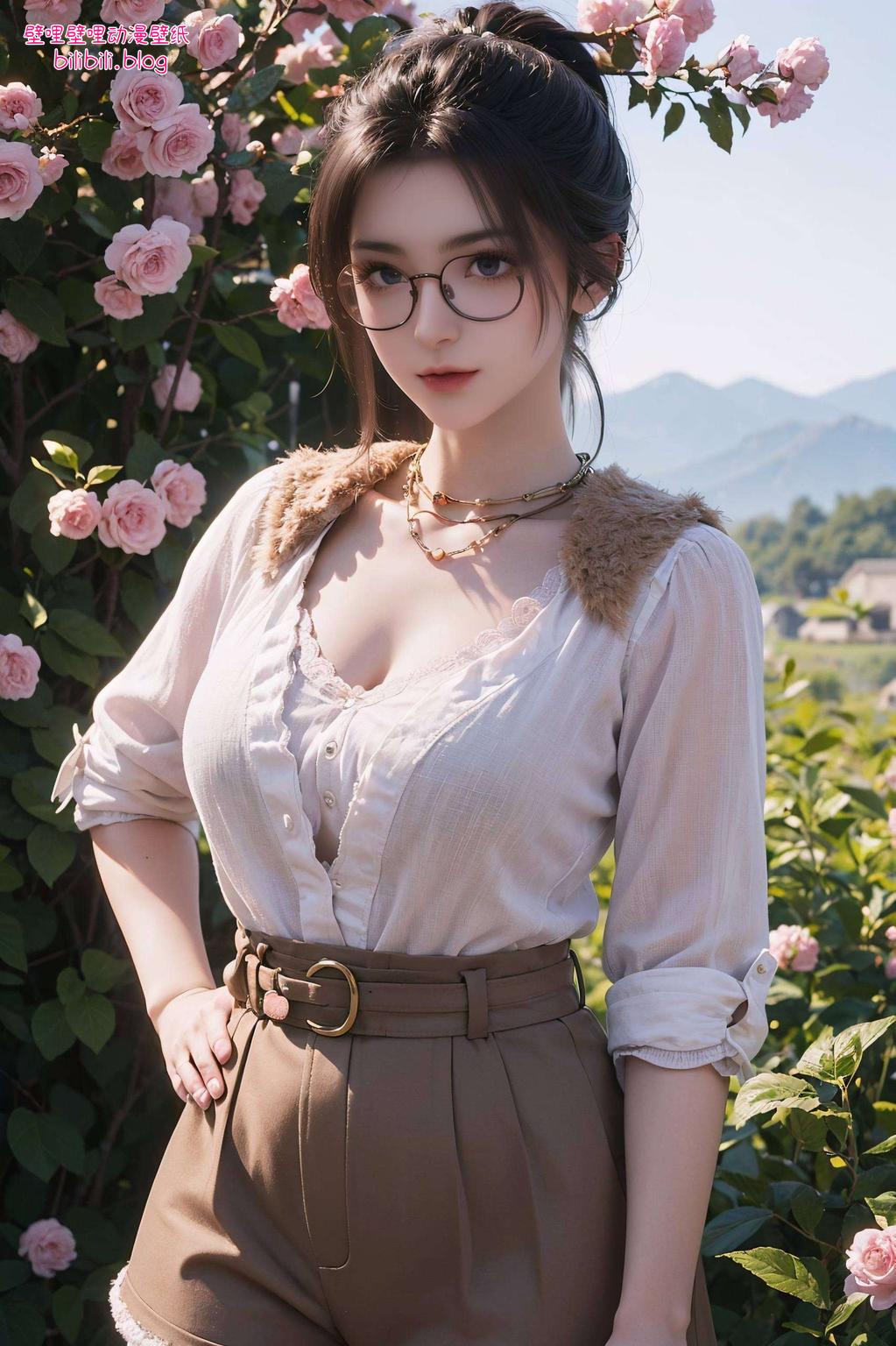 融入鲜艳的背景生动传神