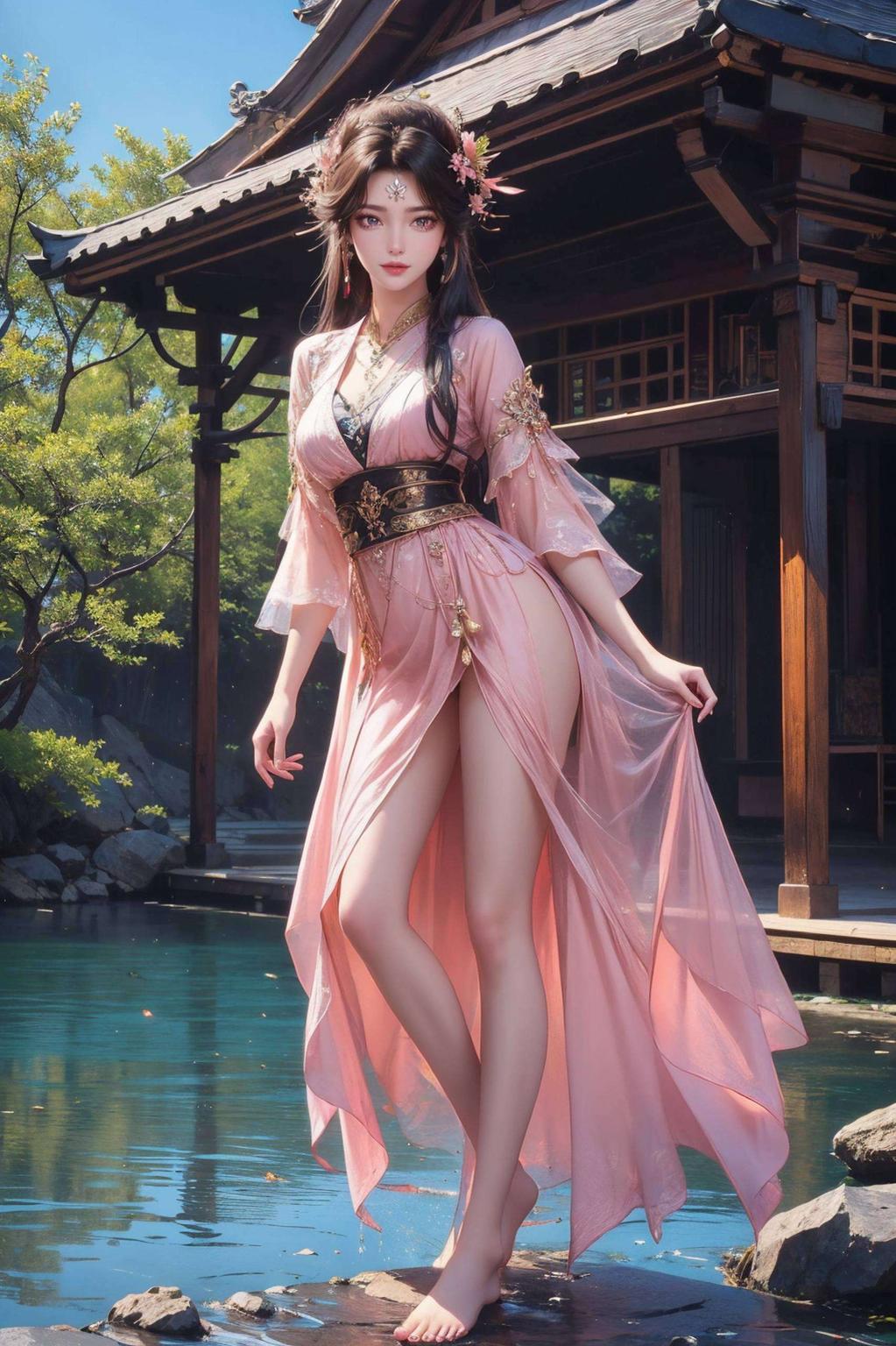 每一笔每一划都如诗如画无水印的纯净