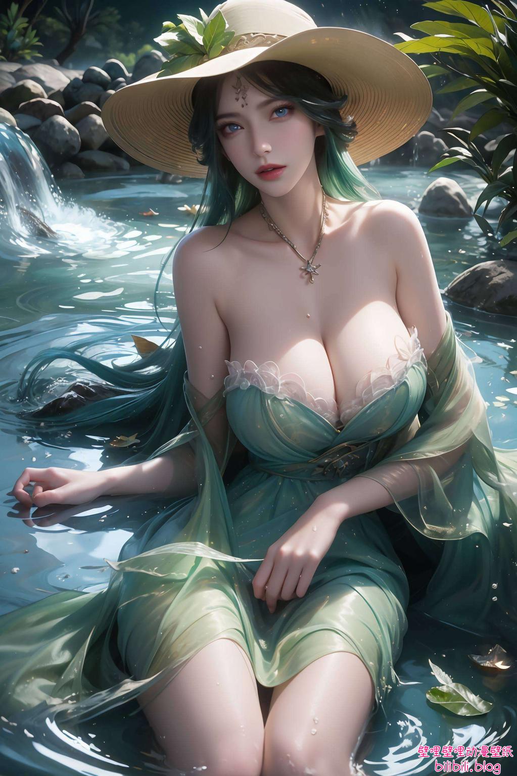 如诗如画周紫虹的长方形壁纸