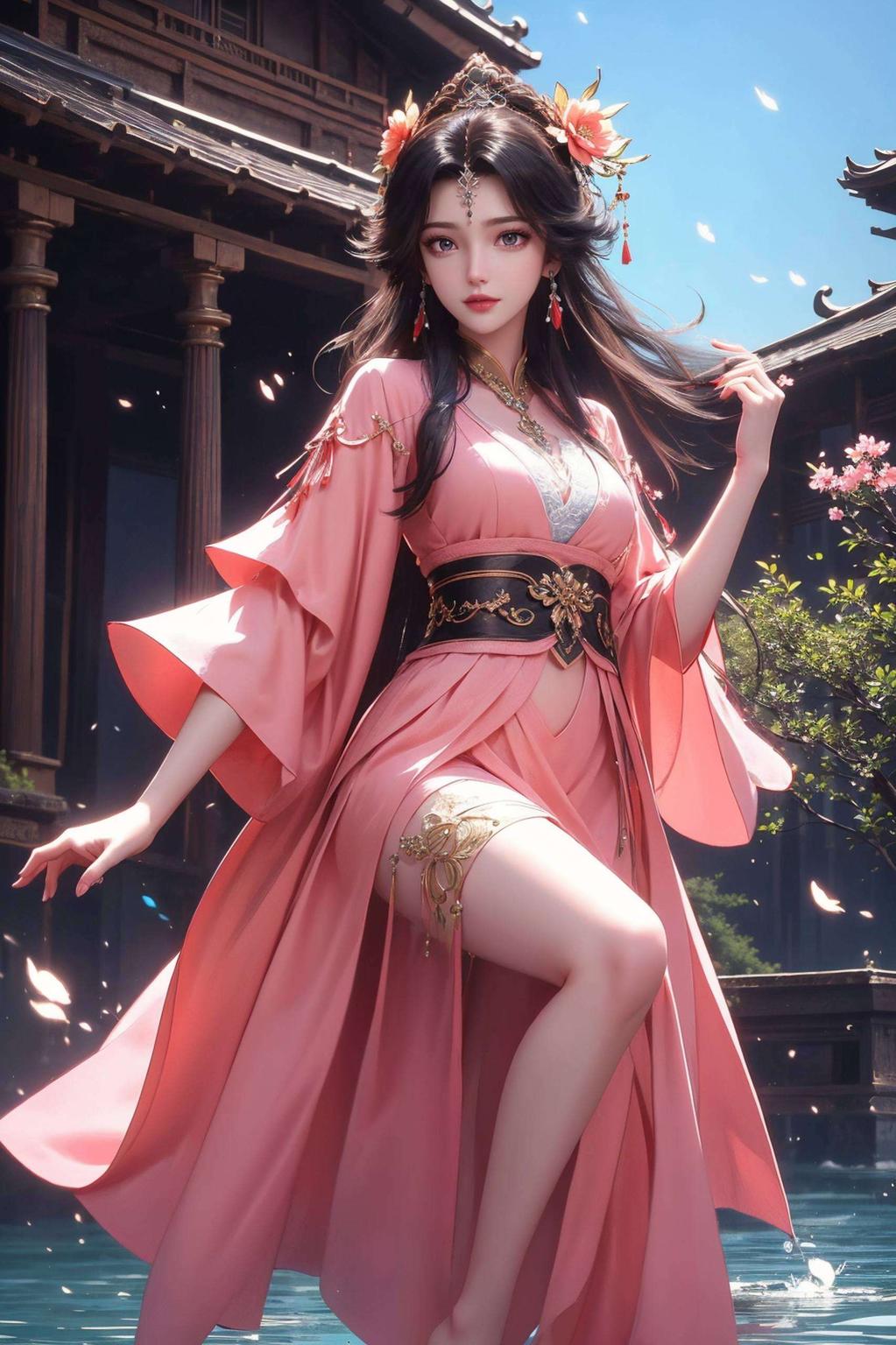 绘制出她伤心时的柔美神态这款国漫壁纸以仙逆中的周紫虹为灵感