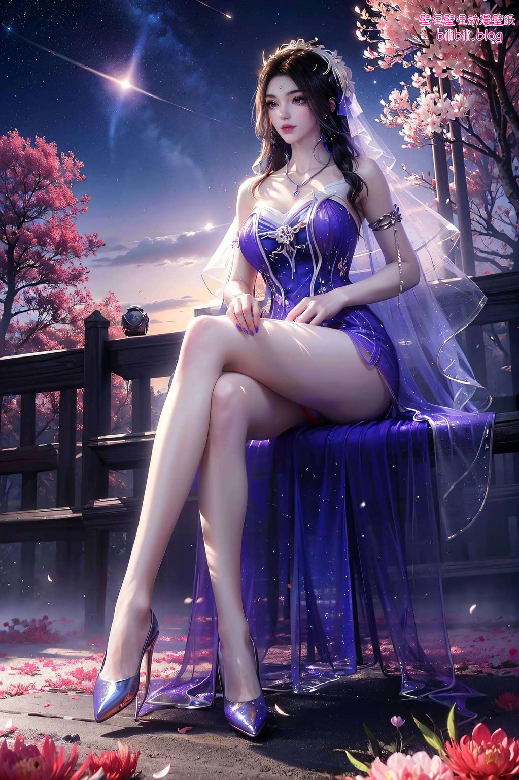 不仅带来视觉上的享受紫灵动漫动态壁纸