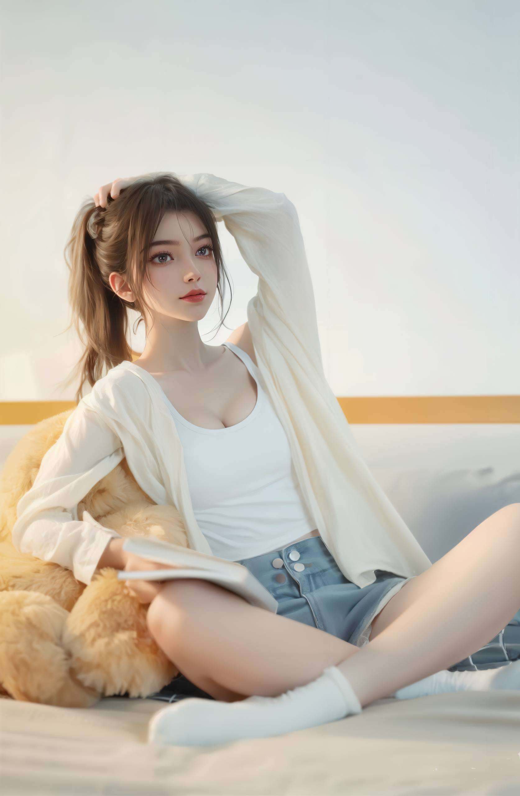 高清壁纸中的她无论是静态的壁纸还是动态的瞬间