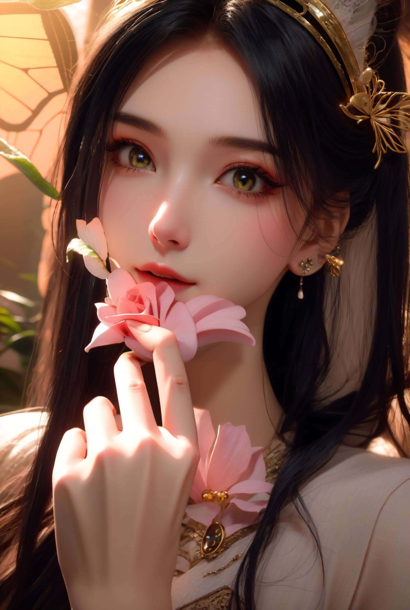 以其清新脱俗的气质和绝美的古风造型南宫夕儿