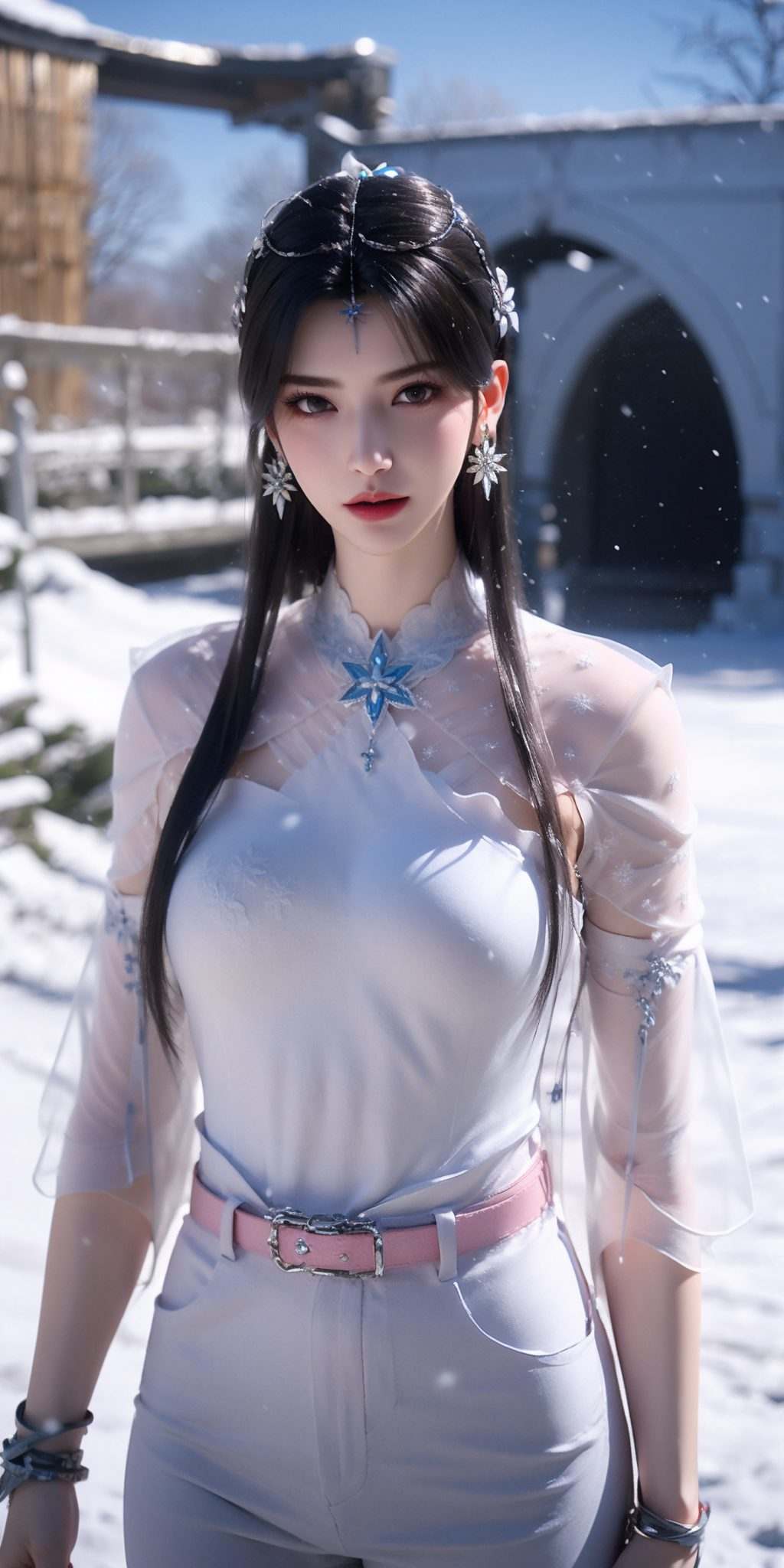 在逆天邪神的奇幻世界中是那种让人一见难忘的国漫女神风采