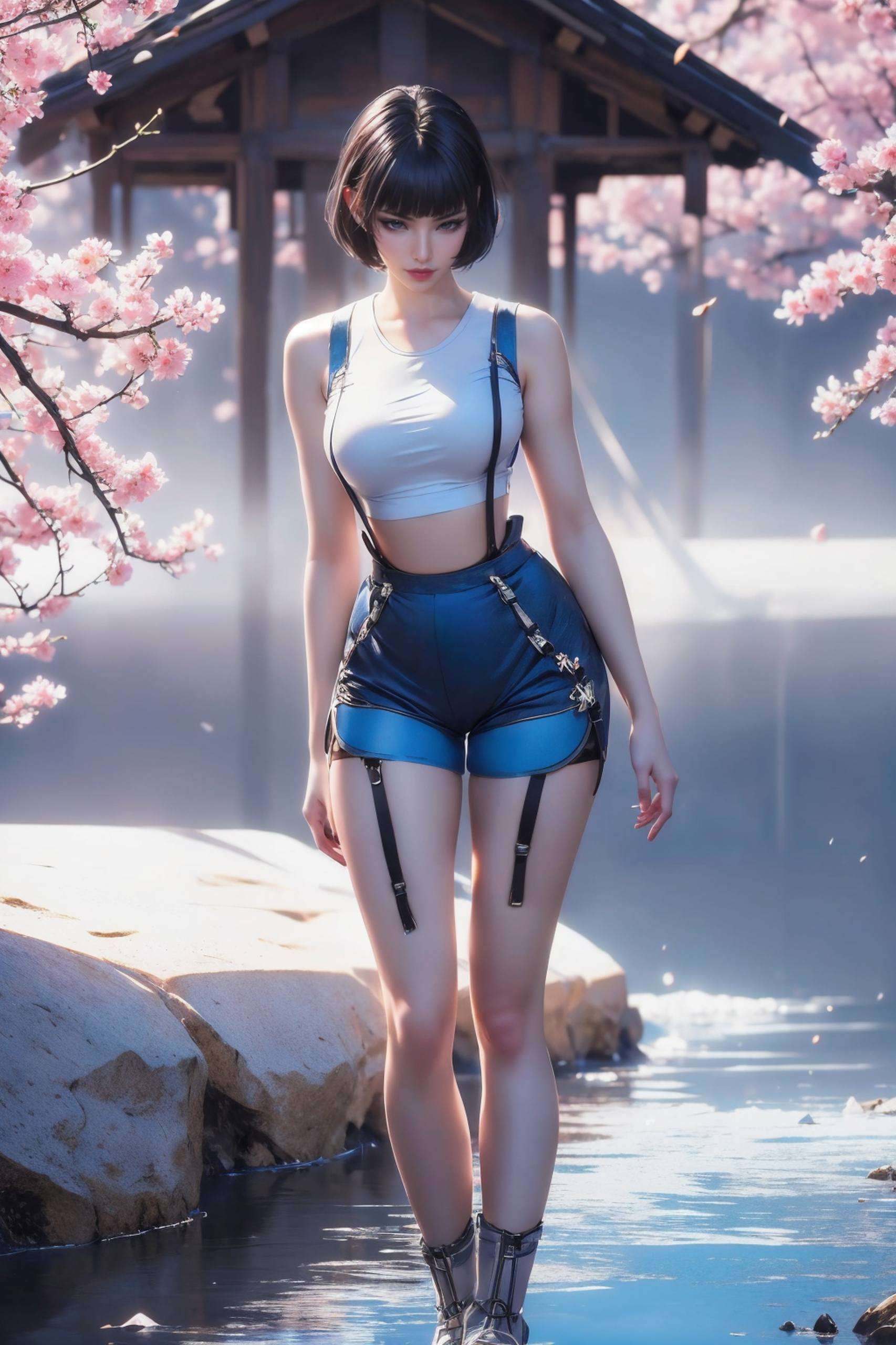 国漫女神姬青她的眼神深邃如夜空