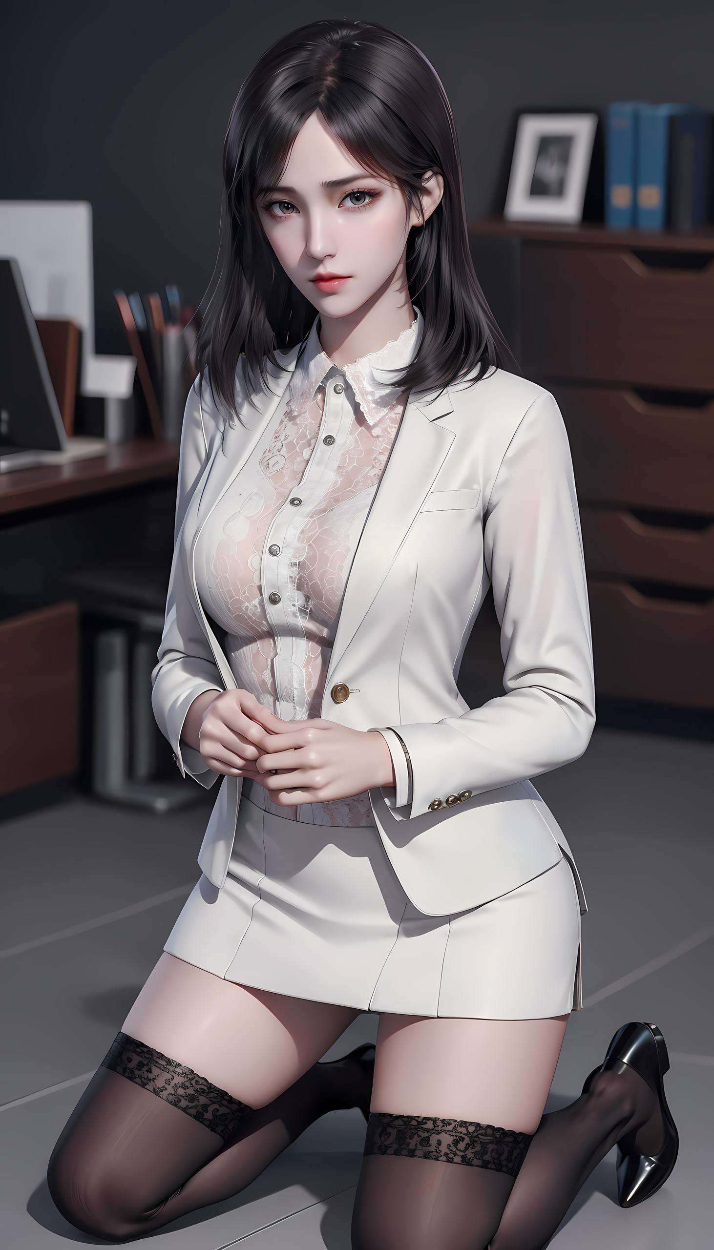 无论是她战斗时的英姿嘿