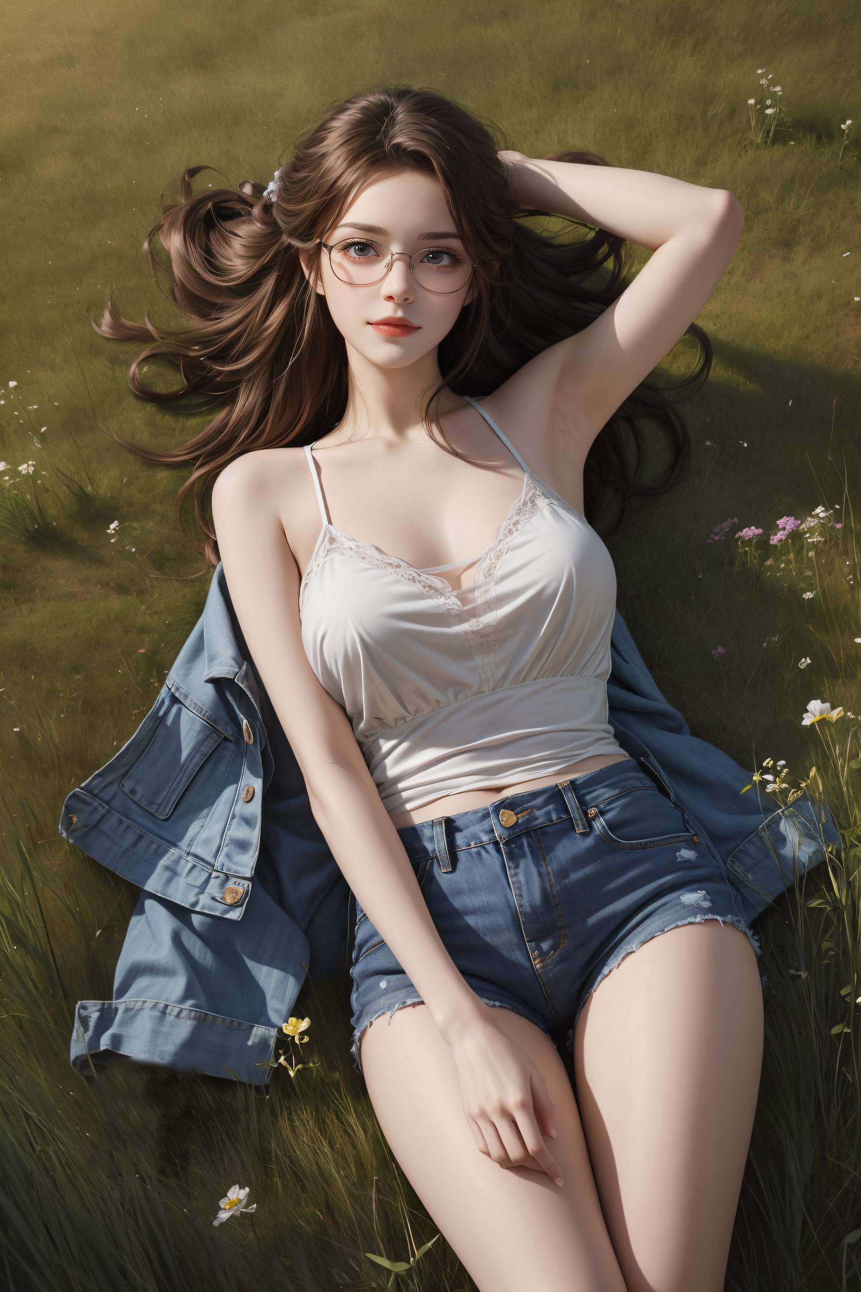 放在平板全屏上简直是玄幻世界的一股清流！她的壁纸