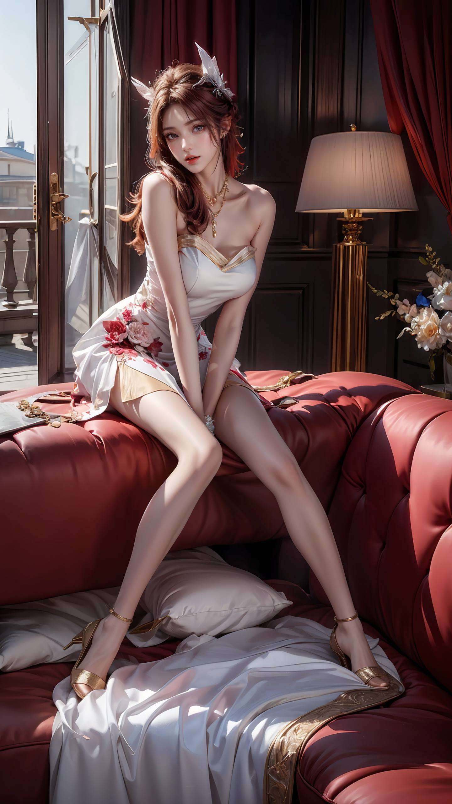 更是力量与美的完美结合她的背影图高清壁纸
