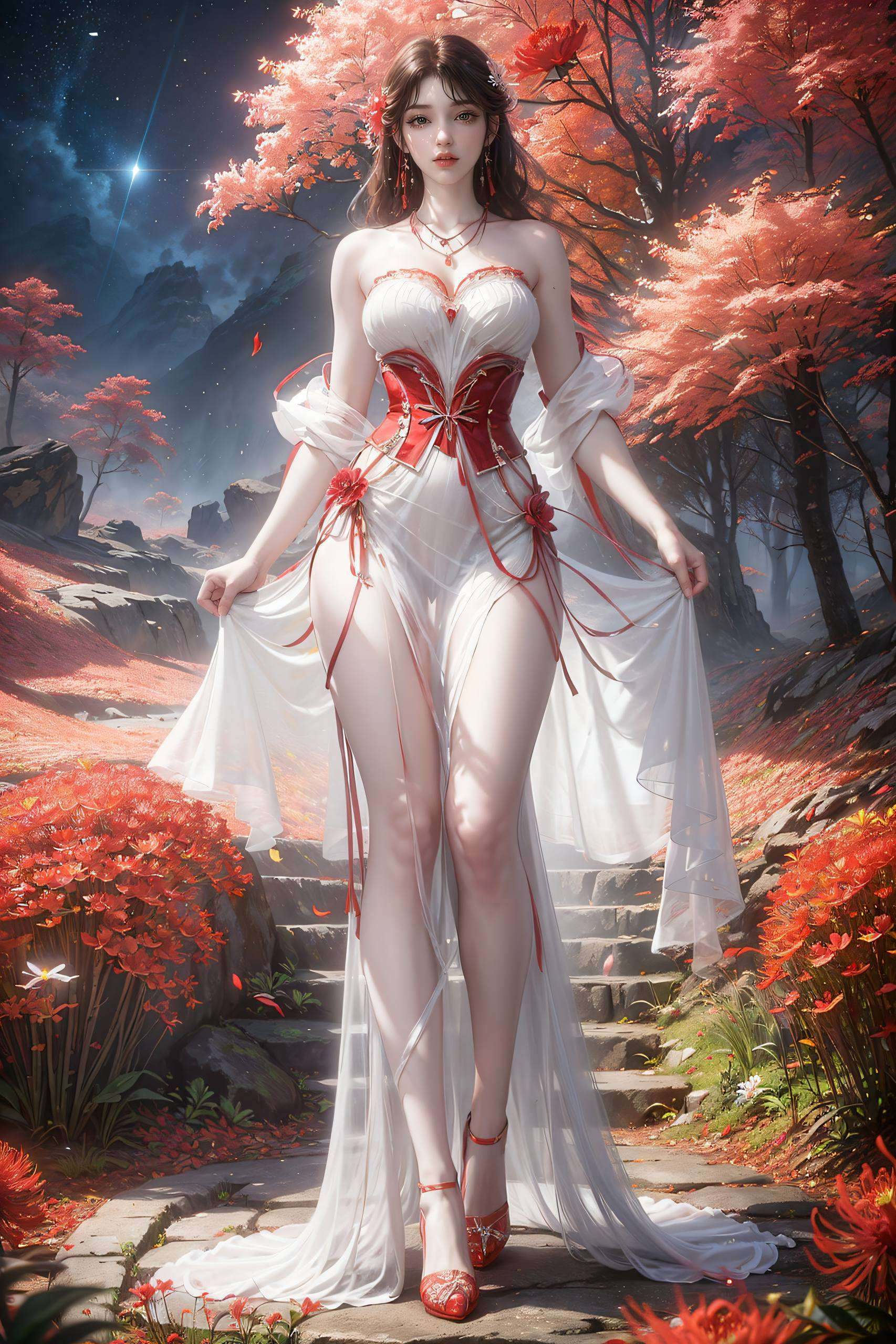 她的眼眸深邃如星辰成为了无数粉丝心中的壁纸女神