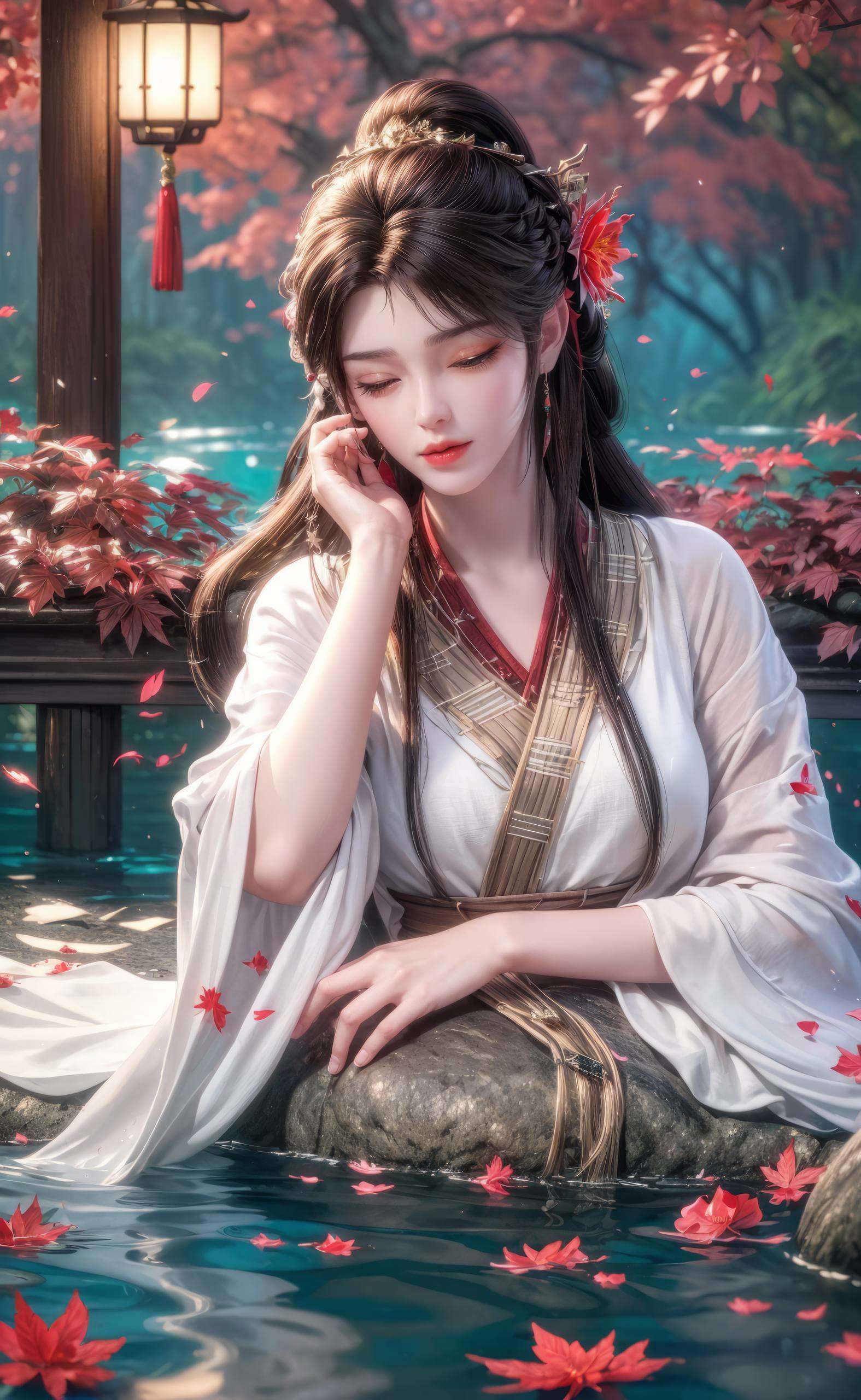 又不失现代的灵动她的形象既有古典的优雅