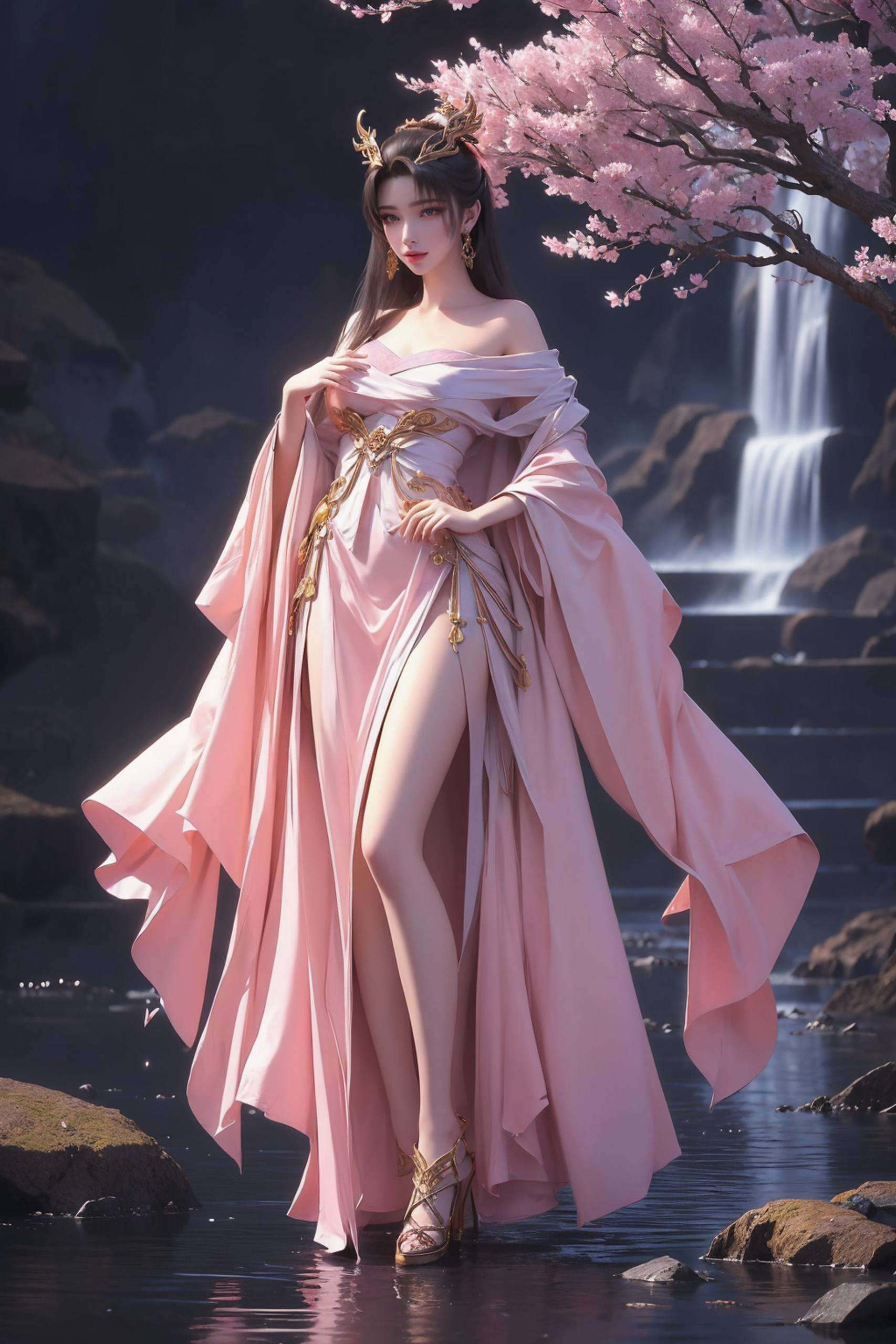 在这片充满仙气的完美世界中天狐仙子以她那优雅的舞姿