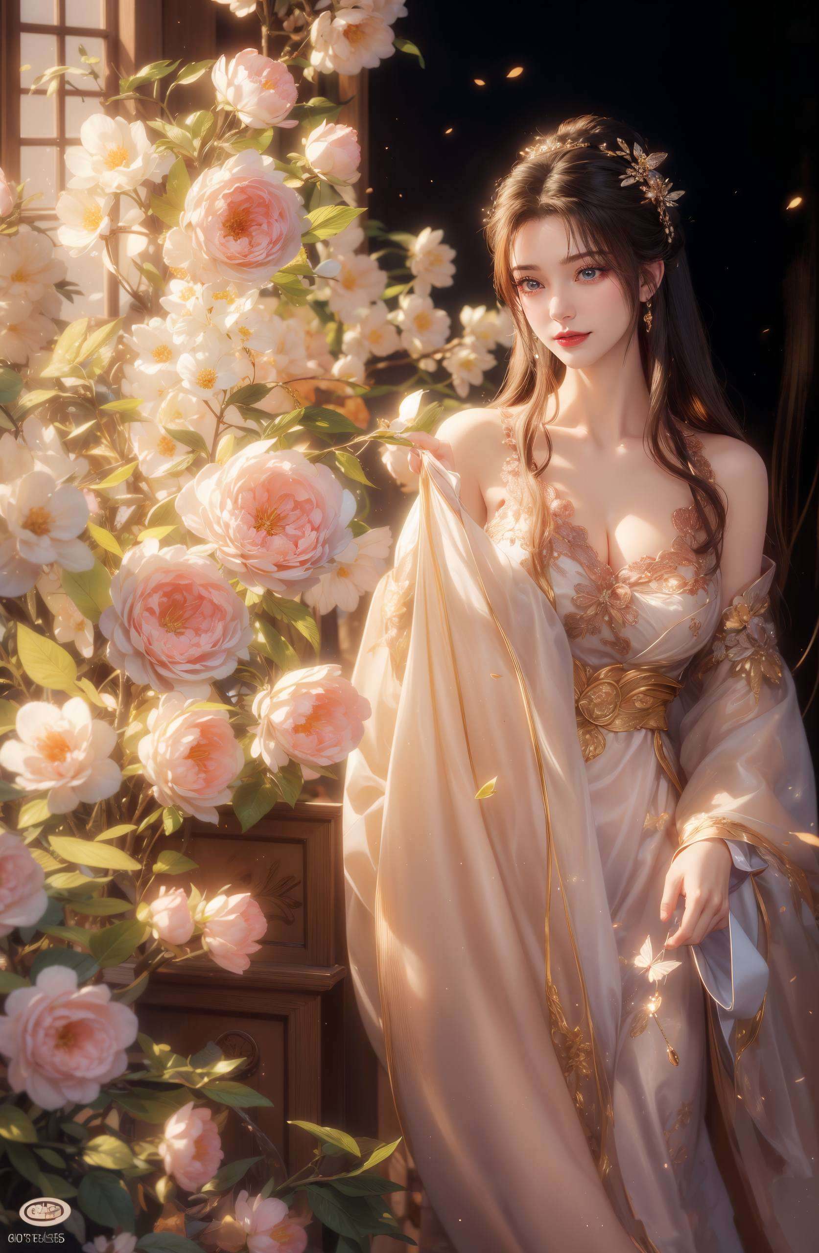 仿佛在说：“即使在这玄幻的世界我也是最美的风景