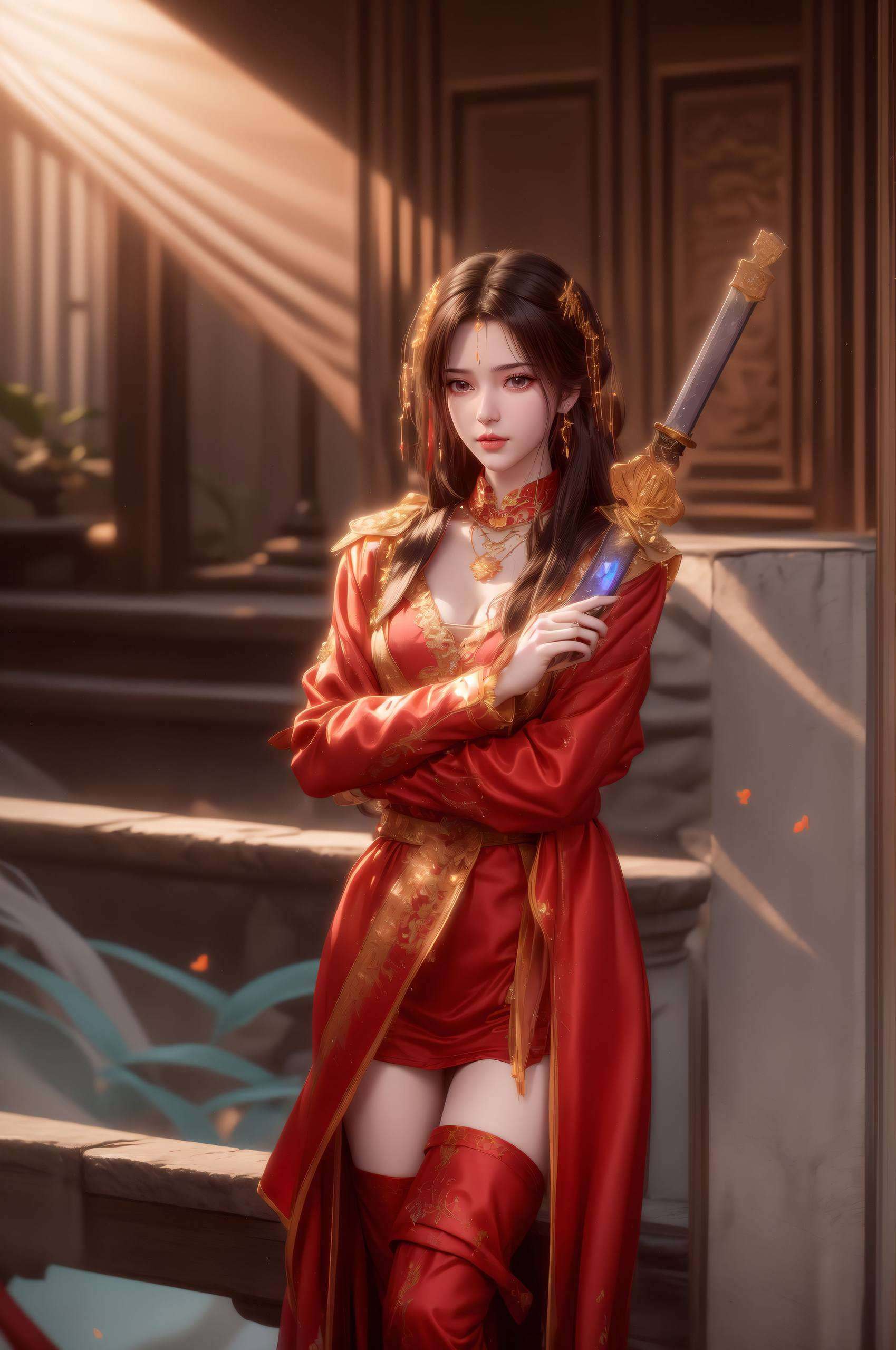 仿佛能让人一秒穿越到那个玄幻的世界感受她的仙气飘飘