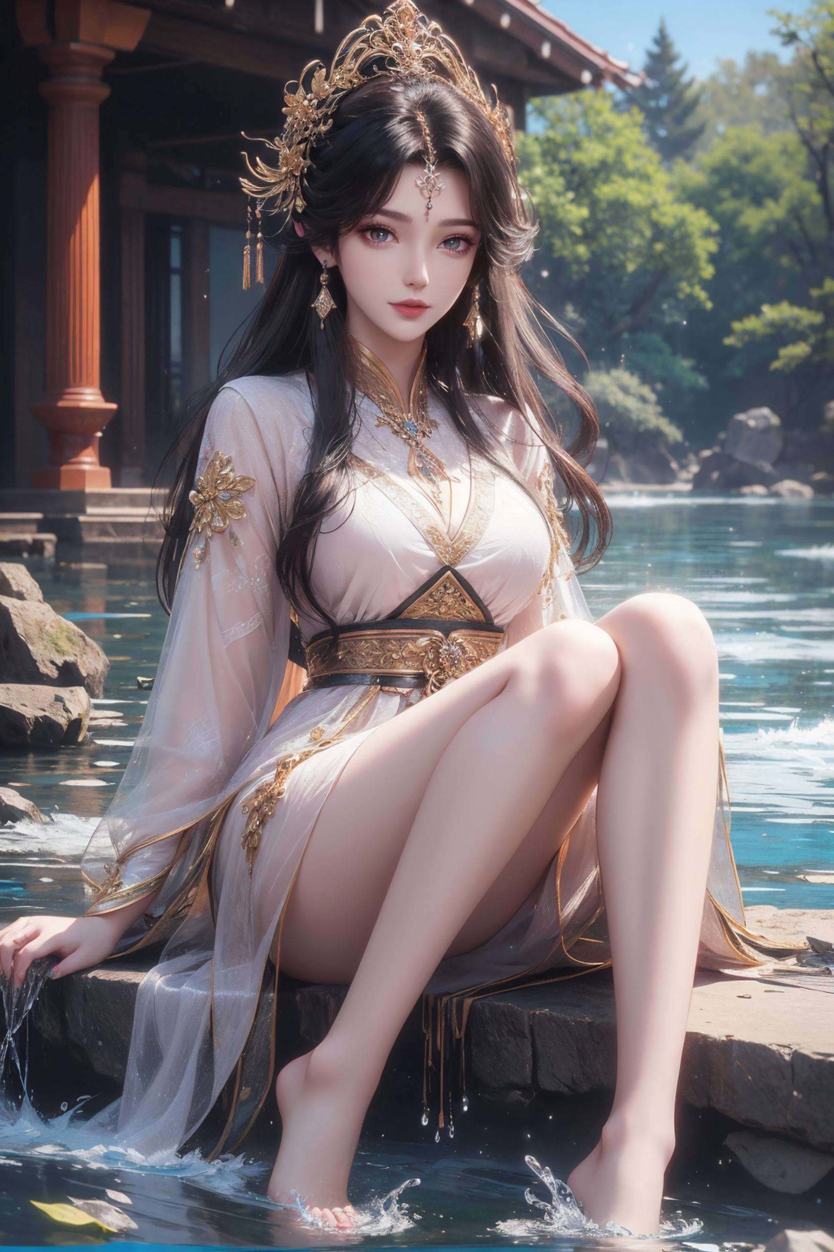 让你的手机也体验一把玄幻世界的魅力！仿佛能听到她轻盈的脚步声