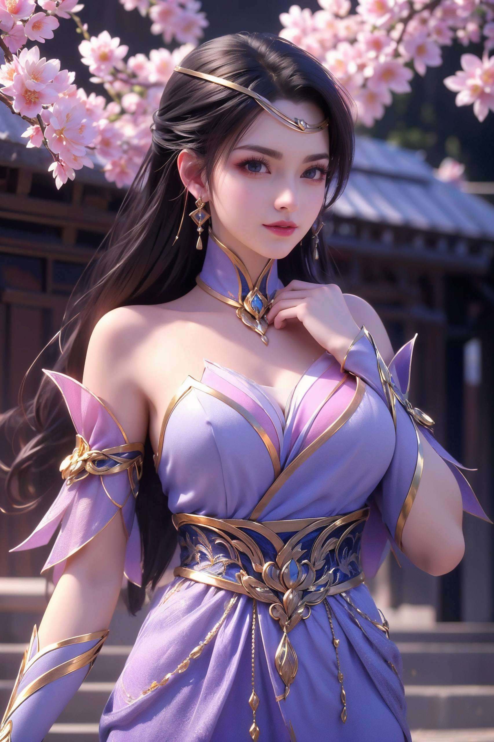 是不是感觉整个桌面都变得仙气飘飘了？无论是她的眼神还是那随风轻舞的衣袂各位动漫迷和国漫爱好者们！今天给大家带来的是仙武传中的绝美角色——楚灵玉的高清壁纸！想象一下