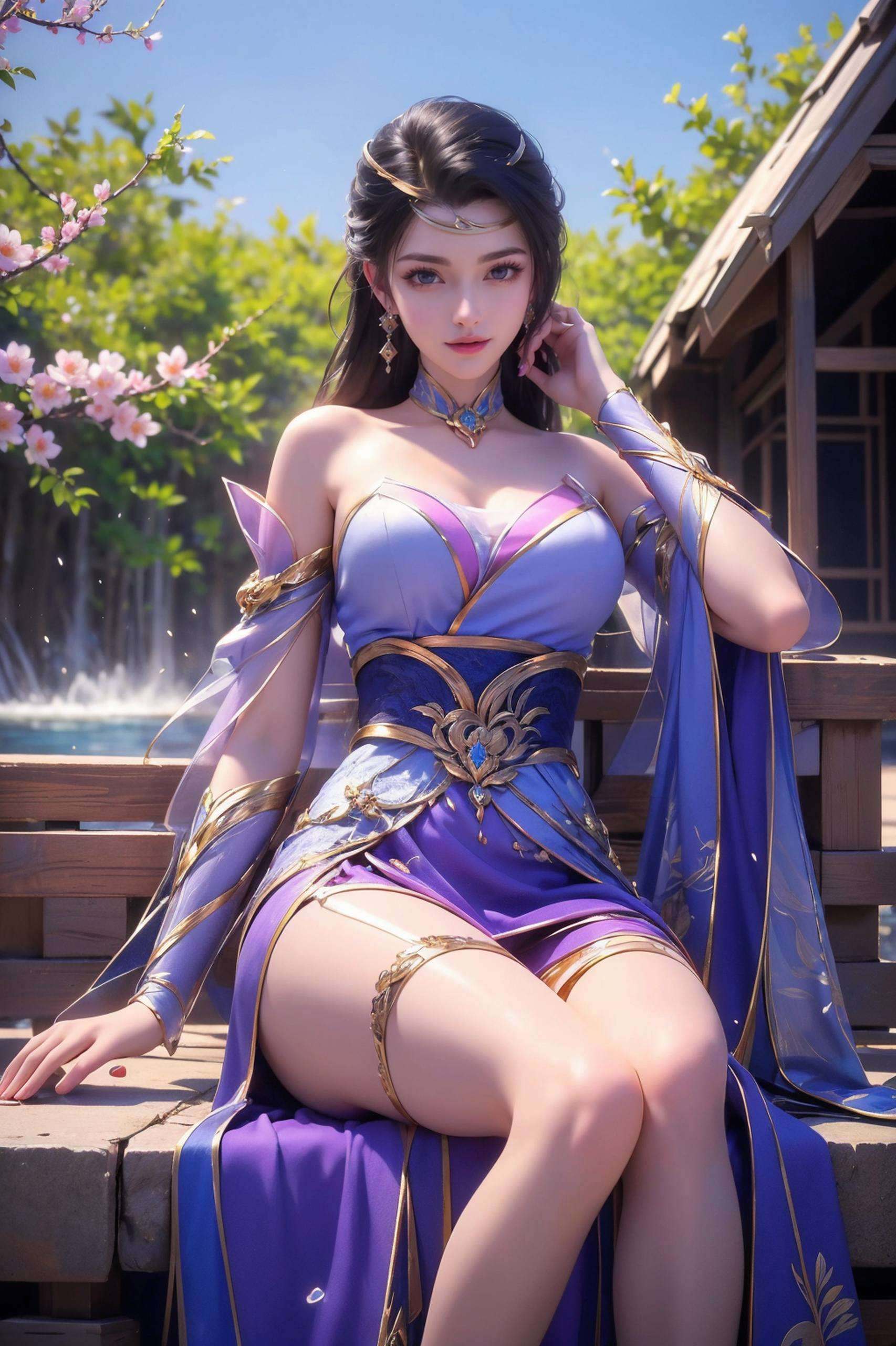 笑起来却带着一丝调皮这样的女神