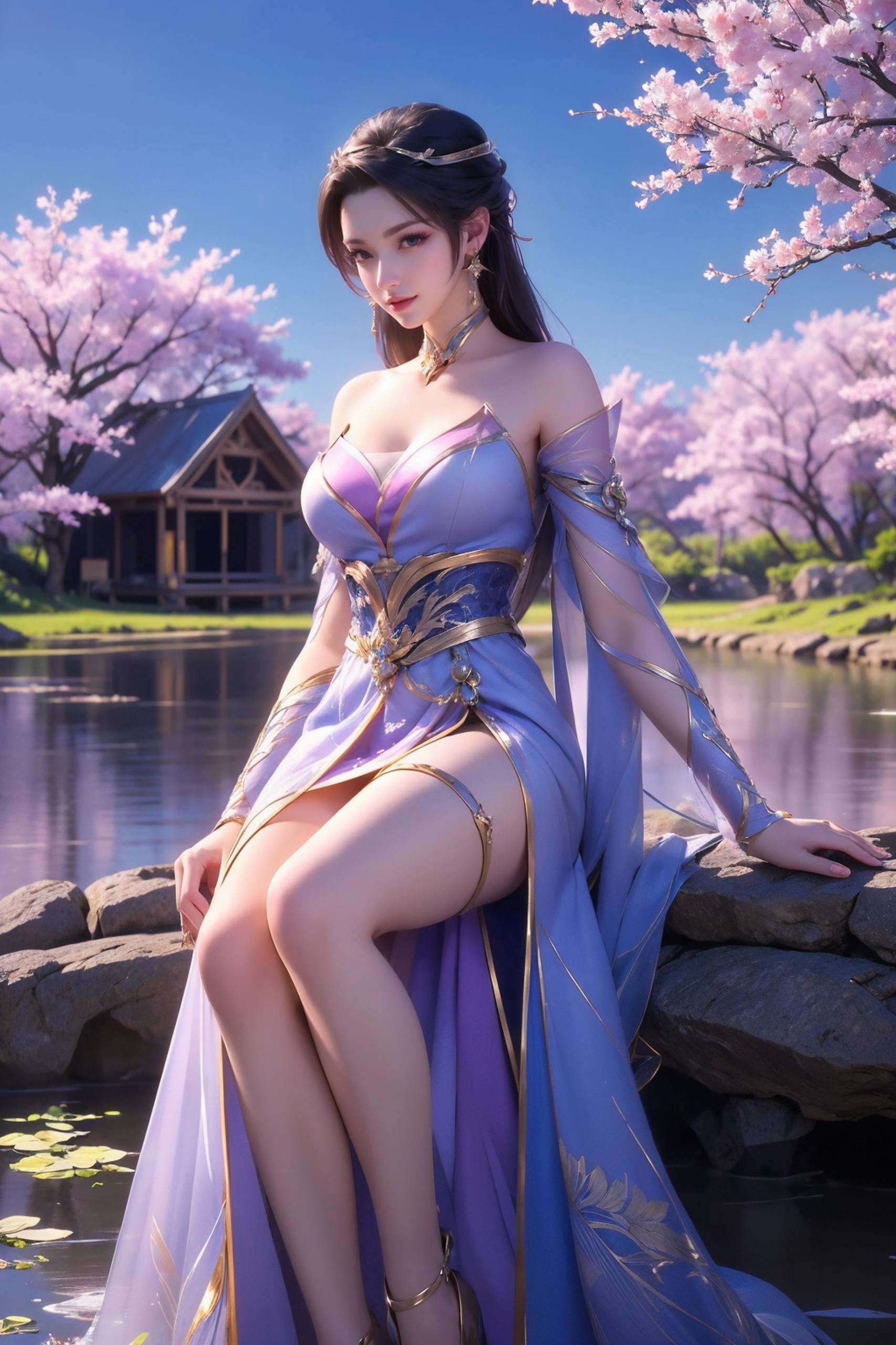 岂不是亏大了？快来下载她的长发如瀑布般流淌