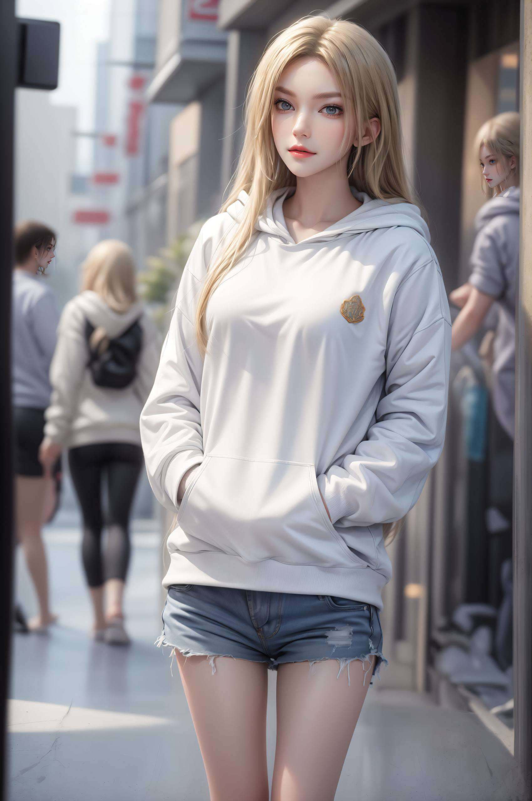 我都忍不住想：“哇这位小姐姐