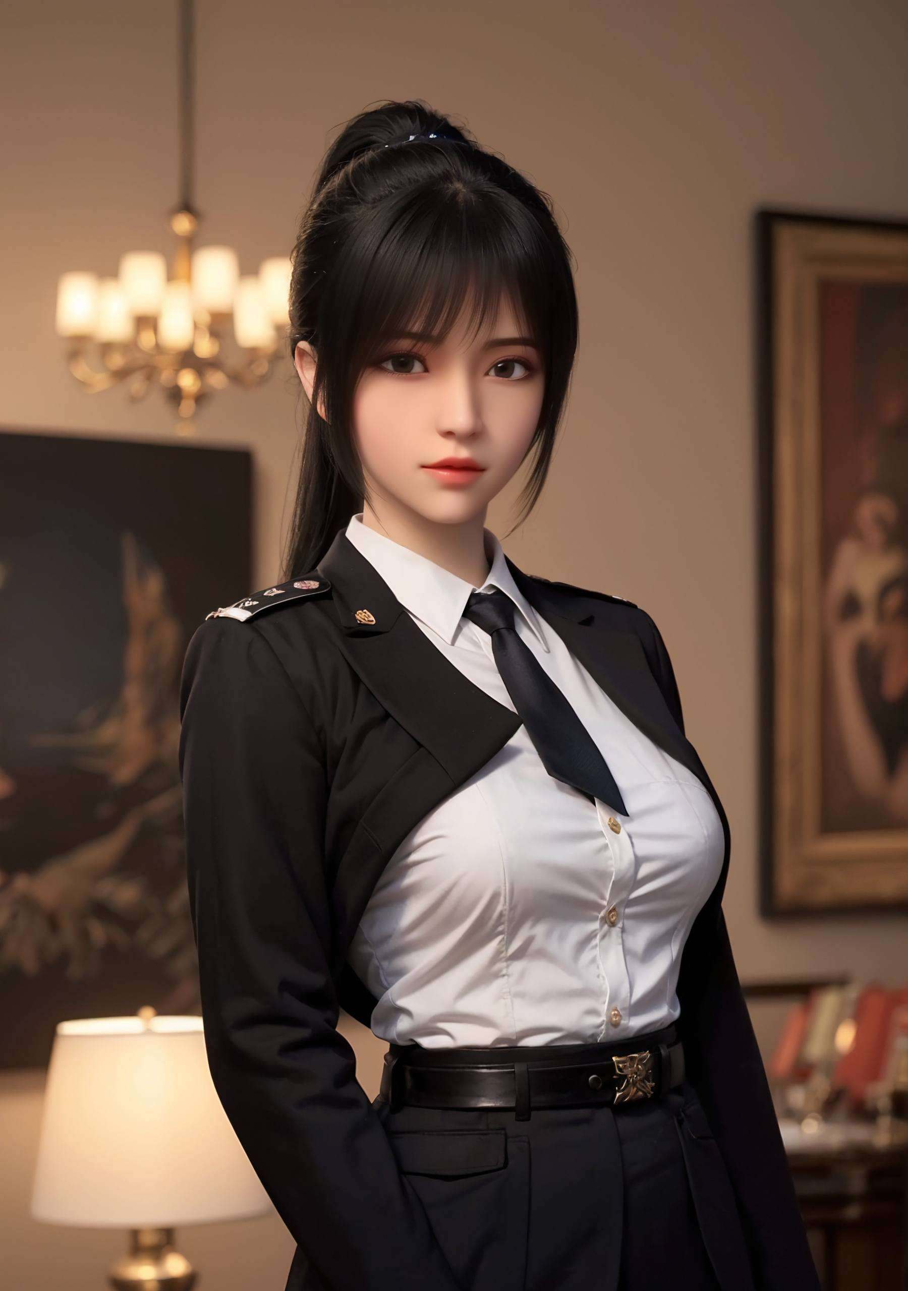 琪琳随时准备为你击退生活中的小怪兽