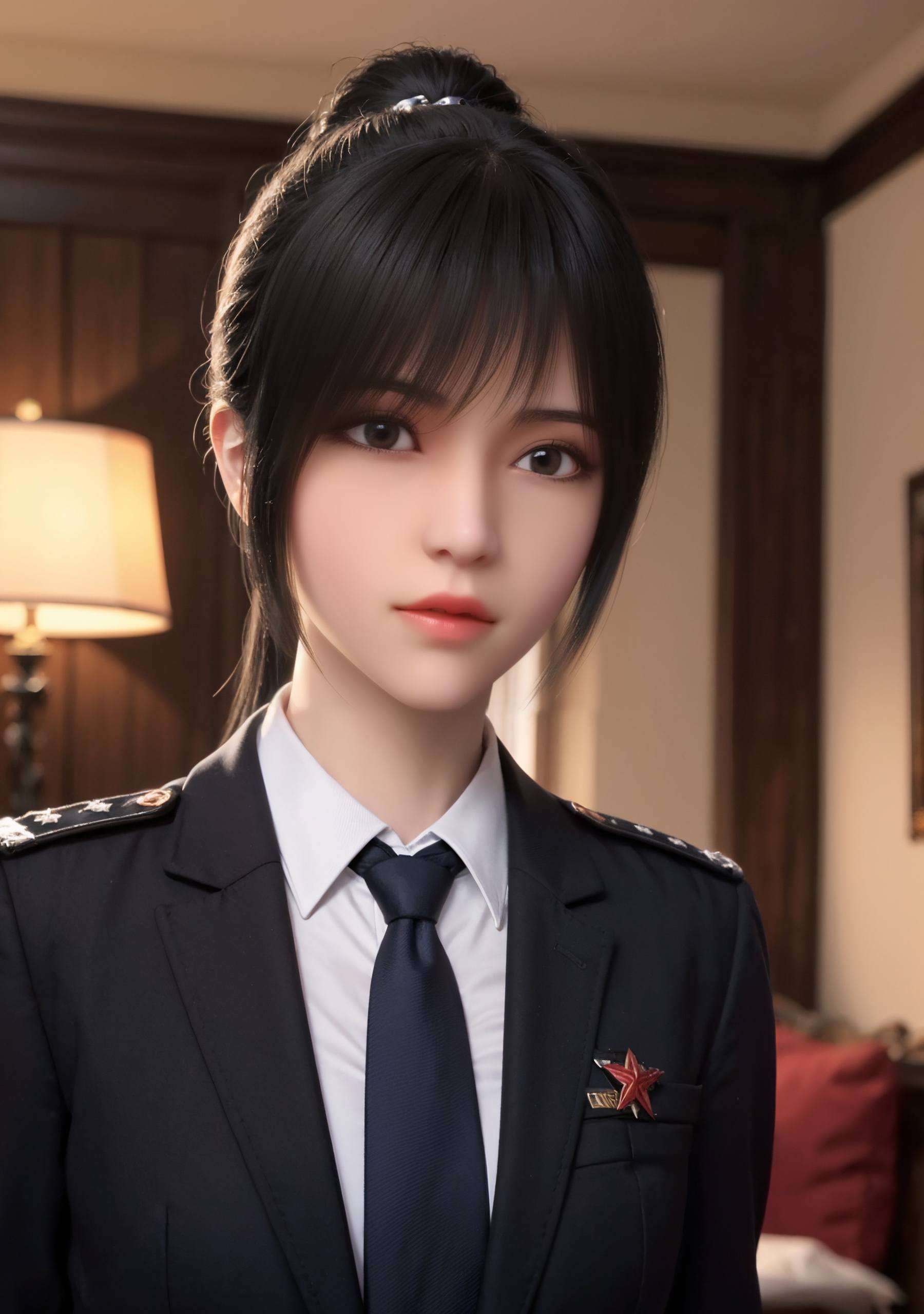让人忍不住想要将她的美丽永远定格在手机屏幕上这位来自雄兵连的国漫女神