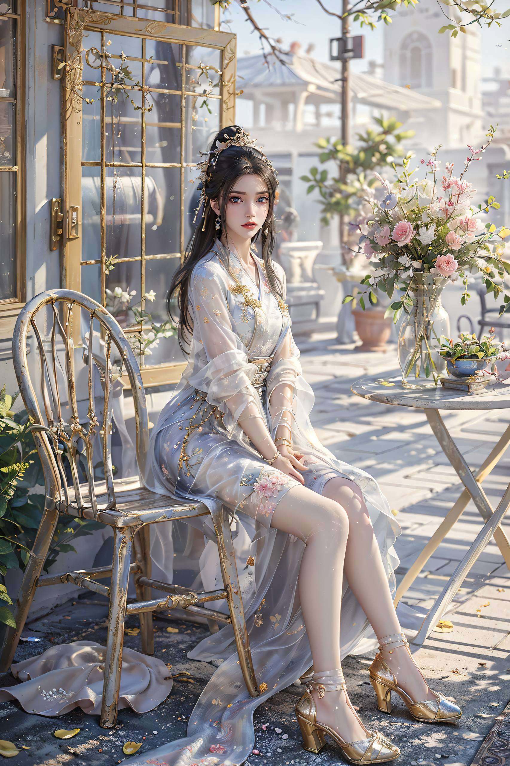 她的眼神深邃如星辰她的形象总能让人心驰神往