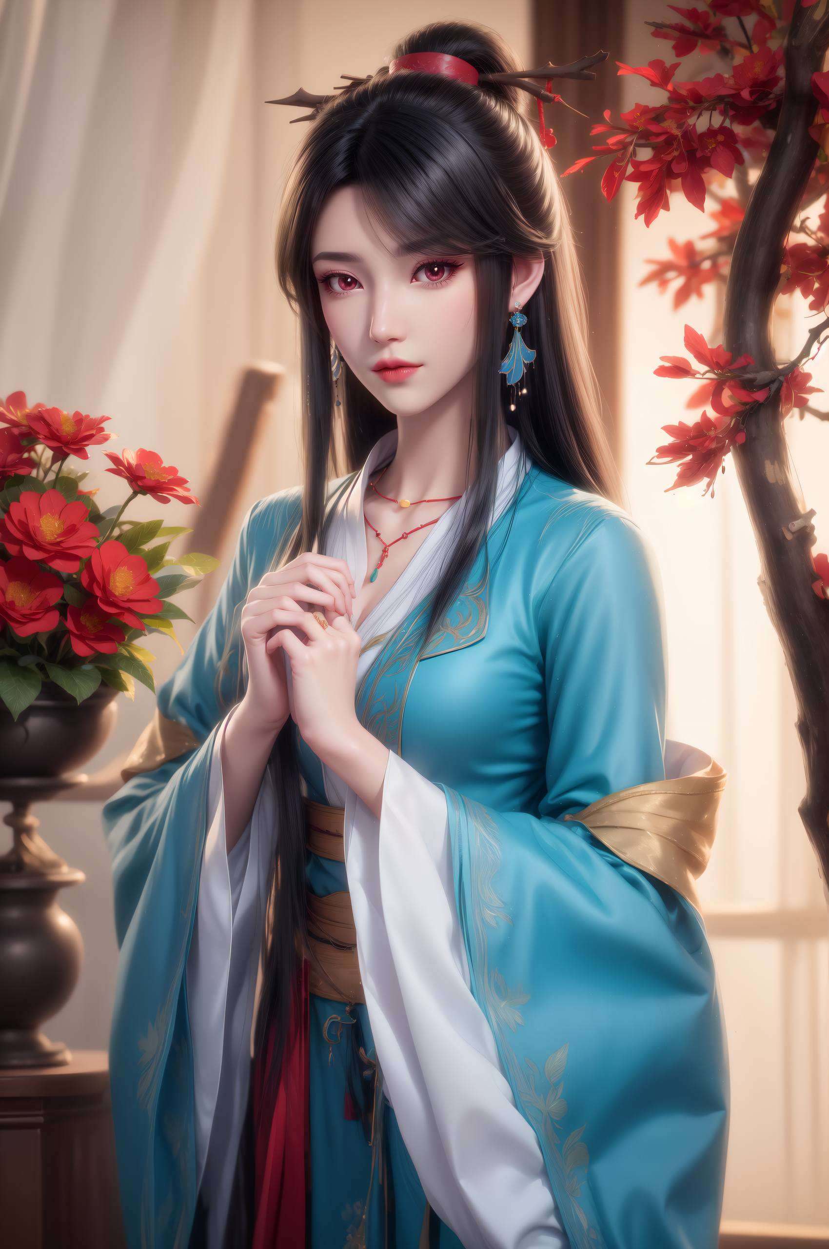 在元尊的世界里夭夭如同清晨的露珠