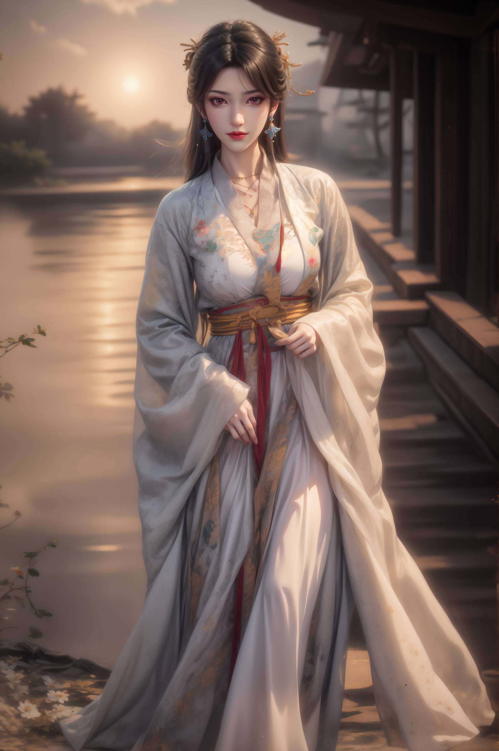 夭夭如同一朵盛开的莲花在元尊的世界里