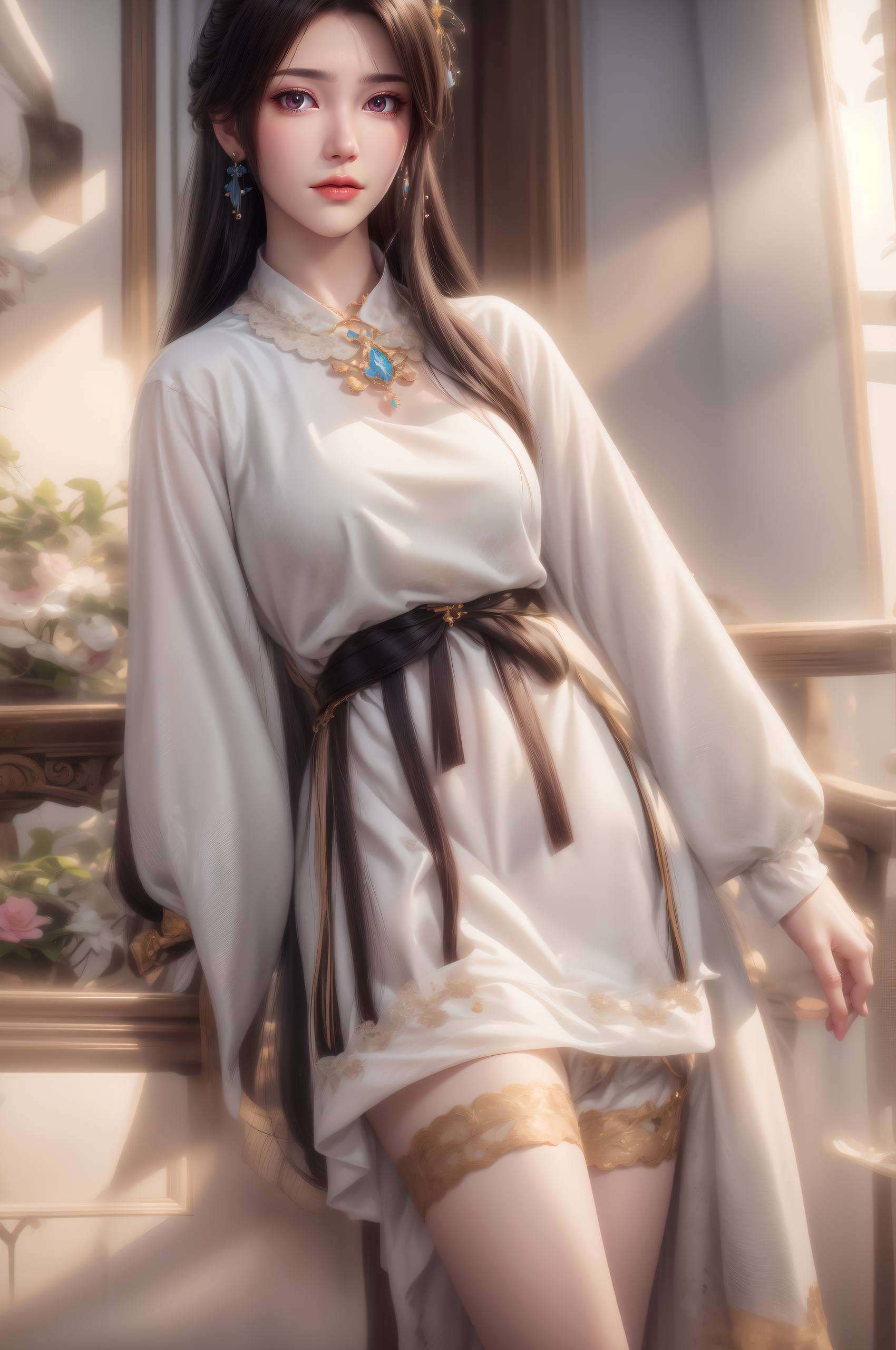 夭夭如同一朵盛开的莲花每一帧都是艺术的凝结