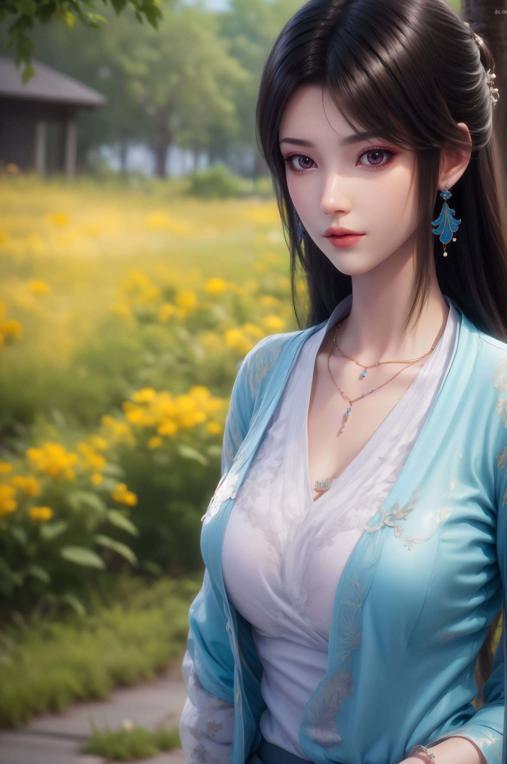 每一次眨眼都仿佛在诉说一段古老的故事夭夭如同一缕清风