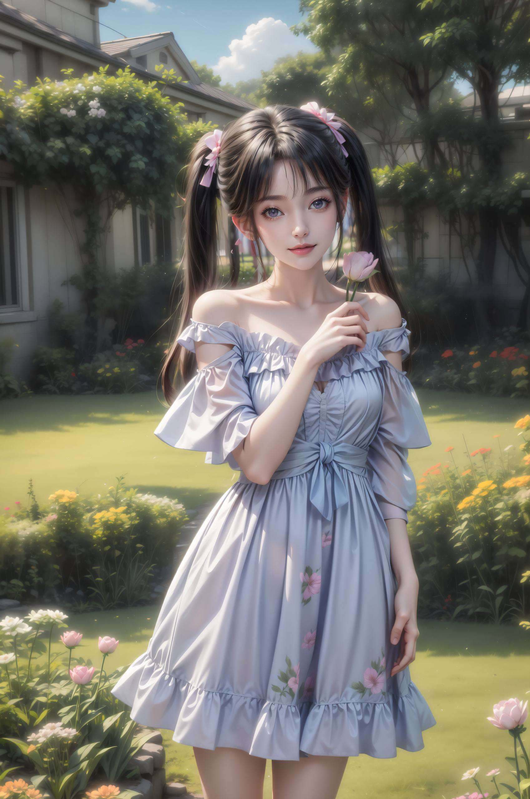 碧瑶如同一朵盛开的幽兰在诛仙的世界里