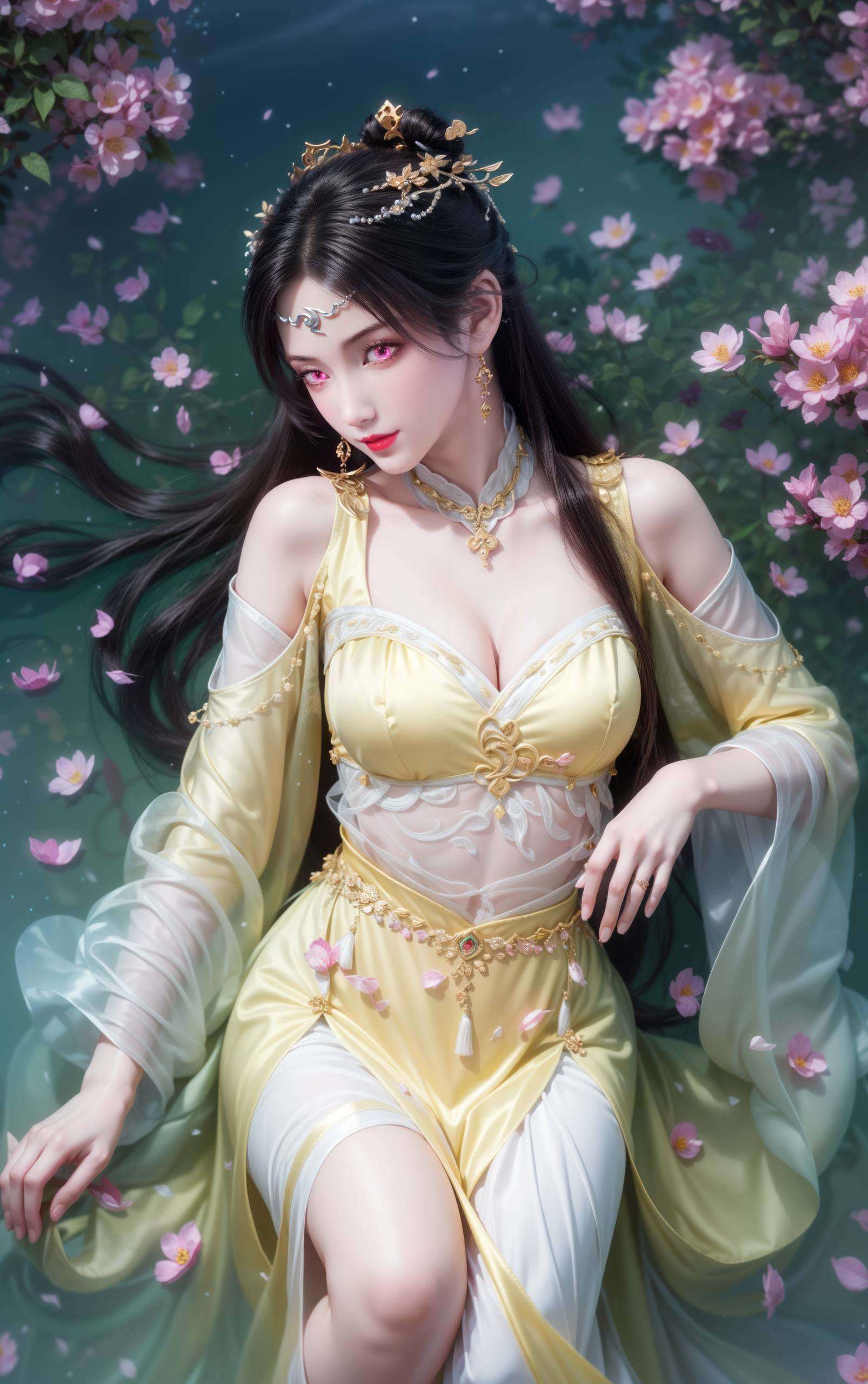 金瓶儿如同一朵盛开的莲花唯有心中的那份执着与热爱