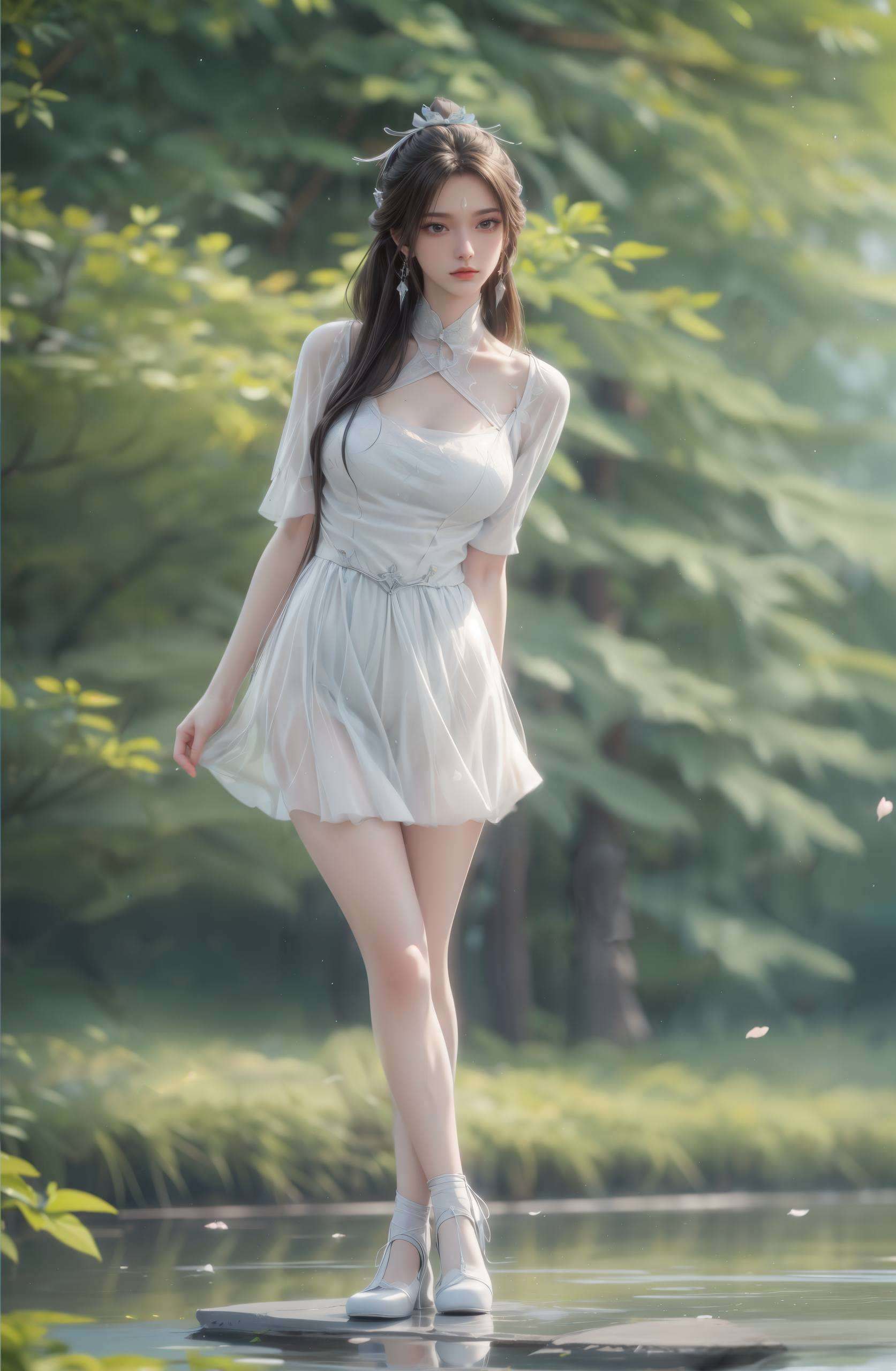 这位国漫女神以各种优雅的姿势全屏展现这不仅仅是一张壁纸