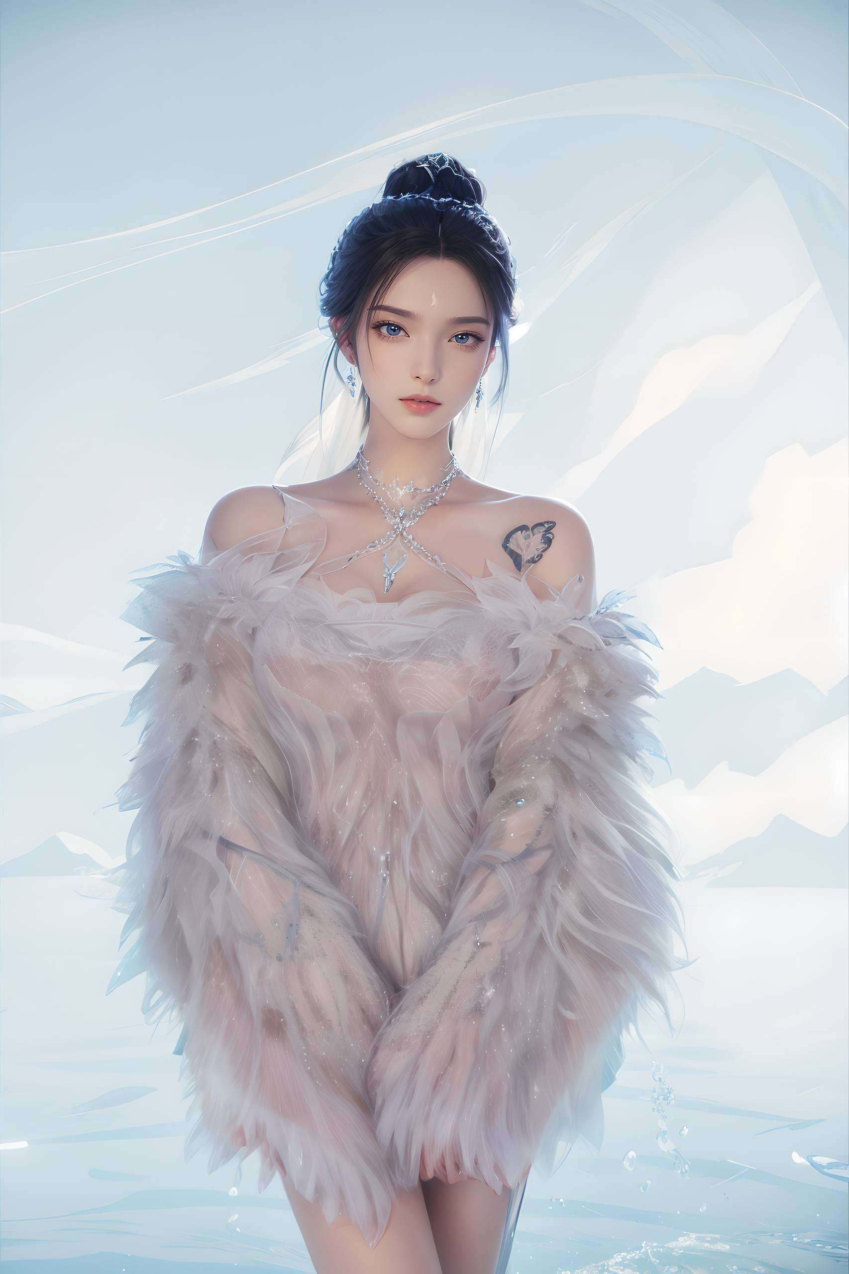 这位国漫女神不仅在屏幕上美得让人窒息现在还能成为你电脑桌面的守护神！每次打开电脑