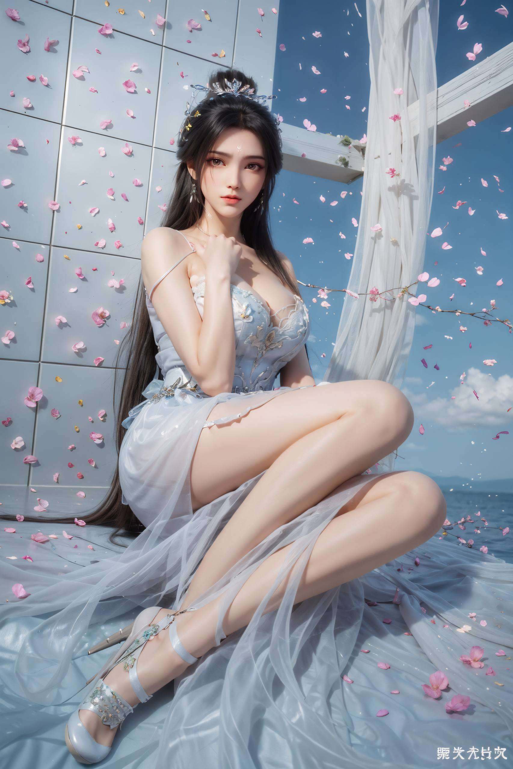 仿佛她就在屏幕的另一端手持天琊